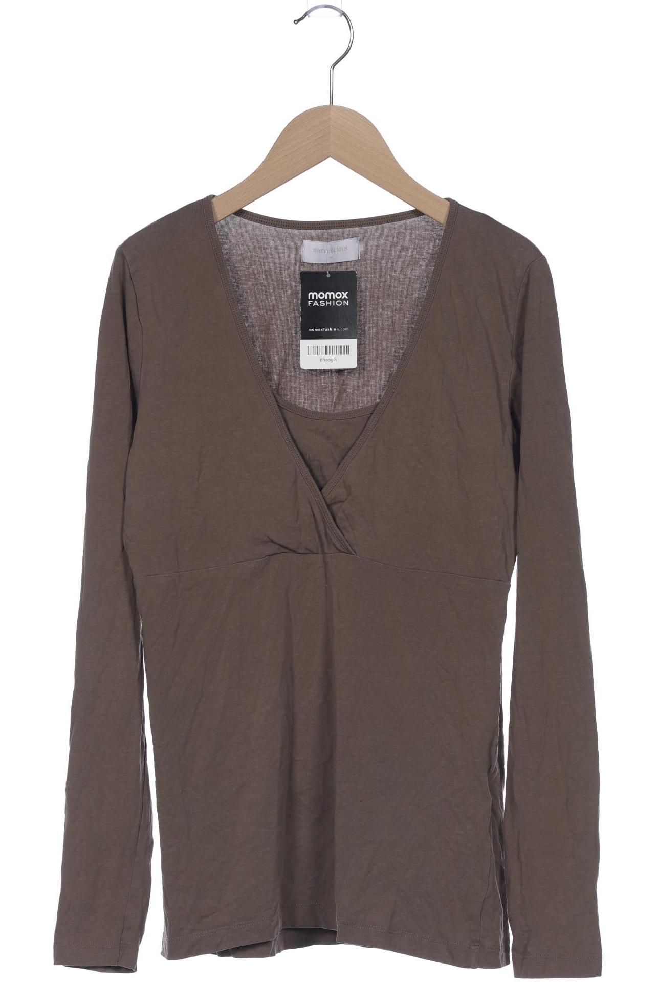 

Mama Licious Damen Langarmshirt, braun