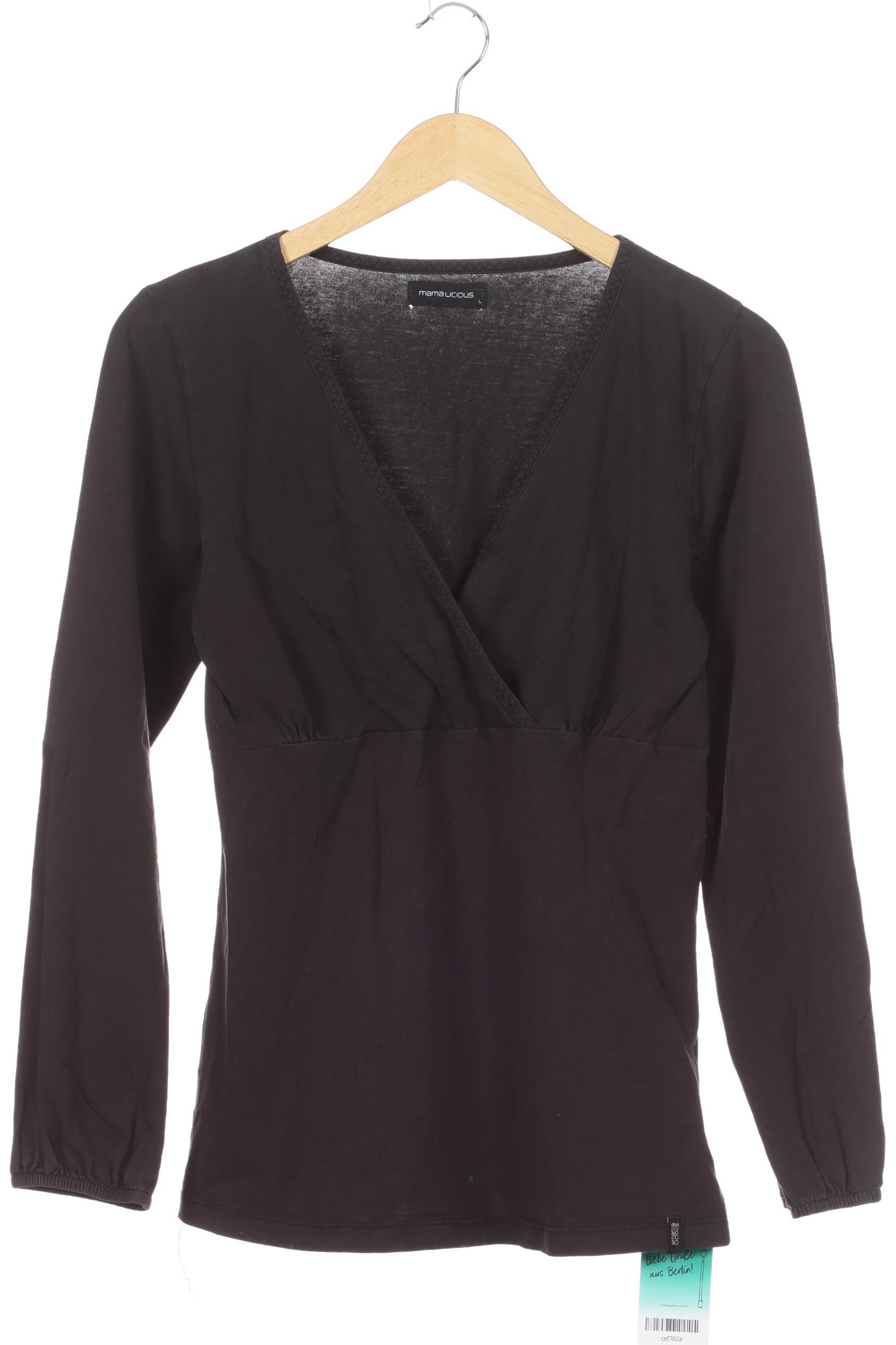 

Mama Licious Damen Langarmshirt, schwarz, Gr. 44