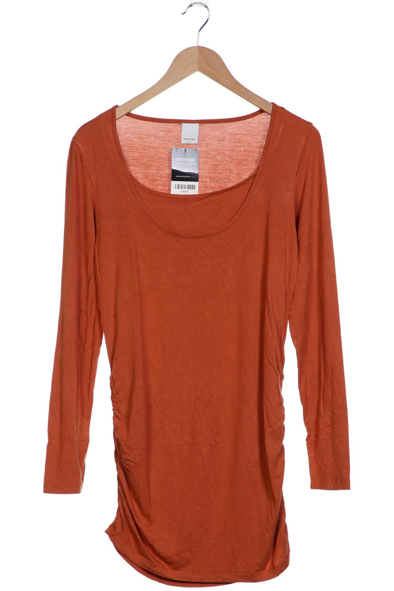 

Mama Licious Damen Langarmshirt, orange, Gr. 42