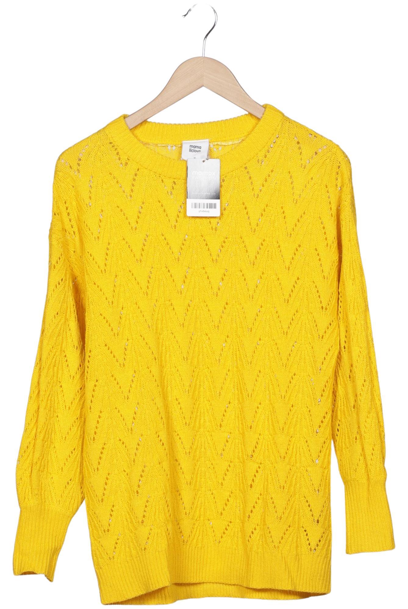 

Mama Licious Damen Pullover, gelb, Gr. 38