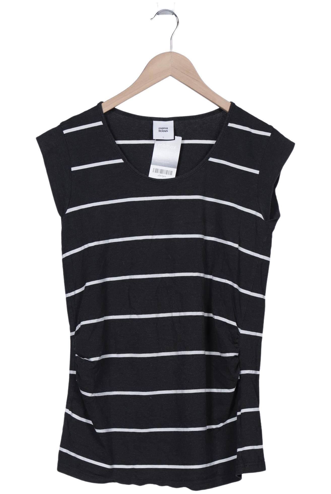 

Mama Licious Damen T-Shirt, schwarz, Gr. 42