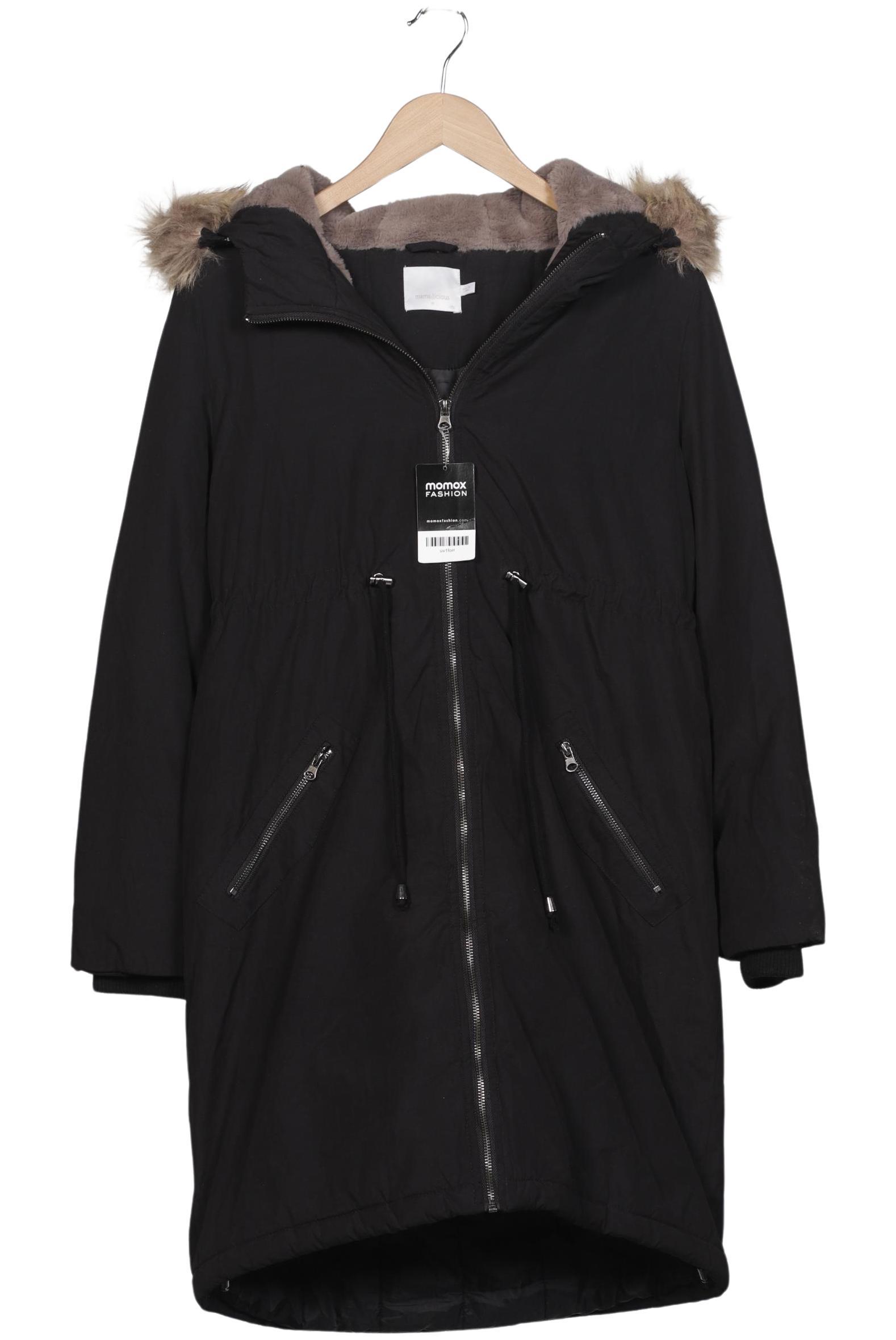 

Mama Licious Damen Mantel, schwarz, Gr. 38