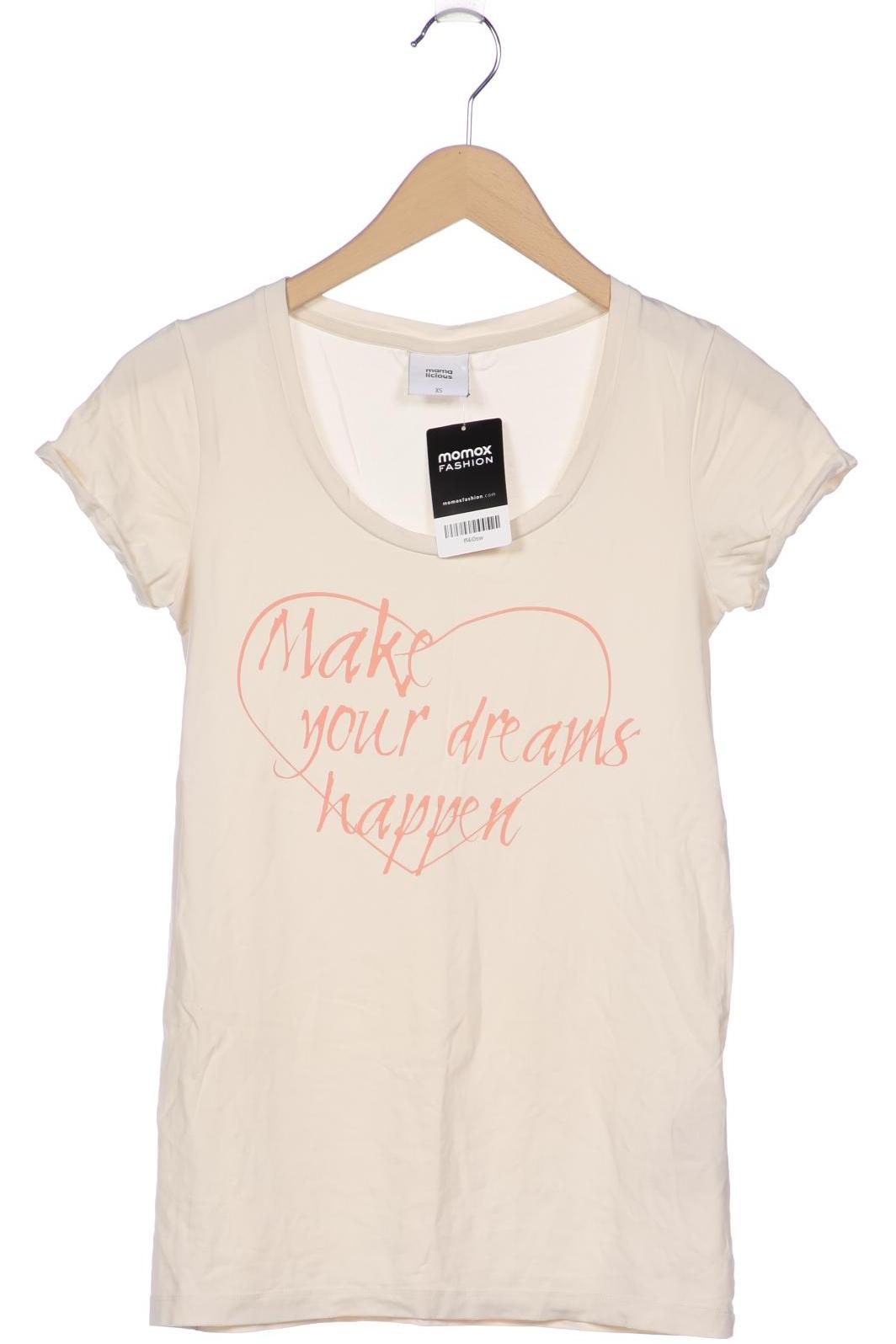 

Mama Licious Damen T-Shirt, beige, Gr. 34