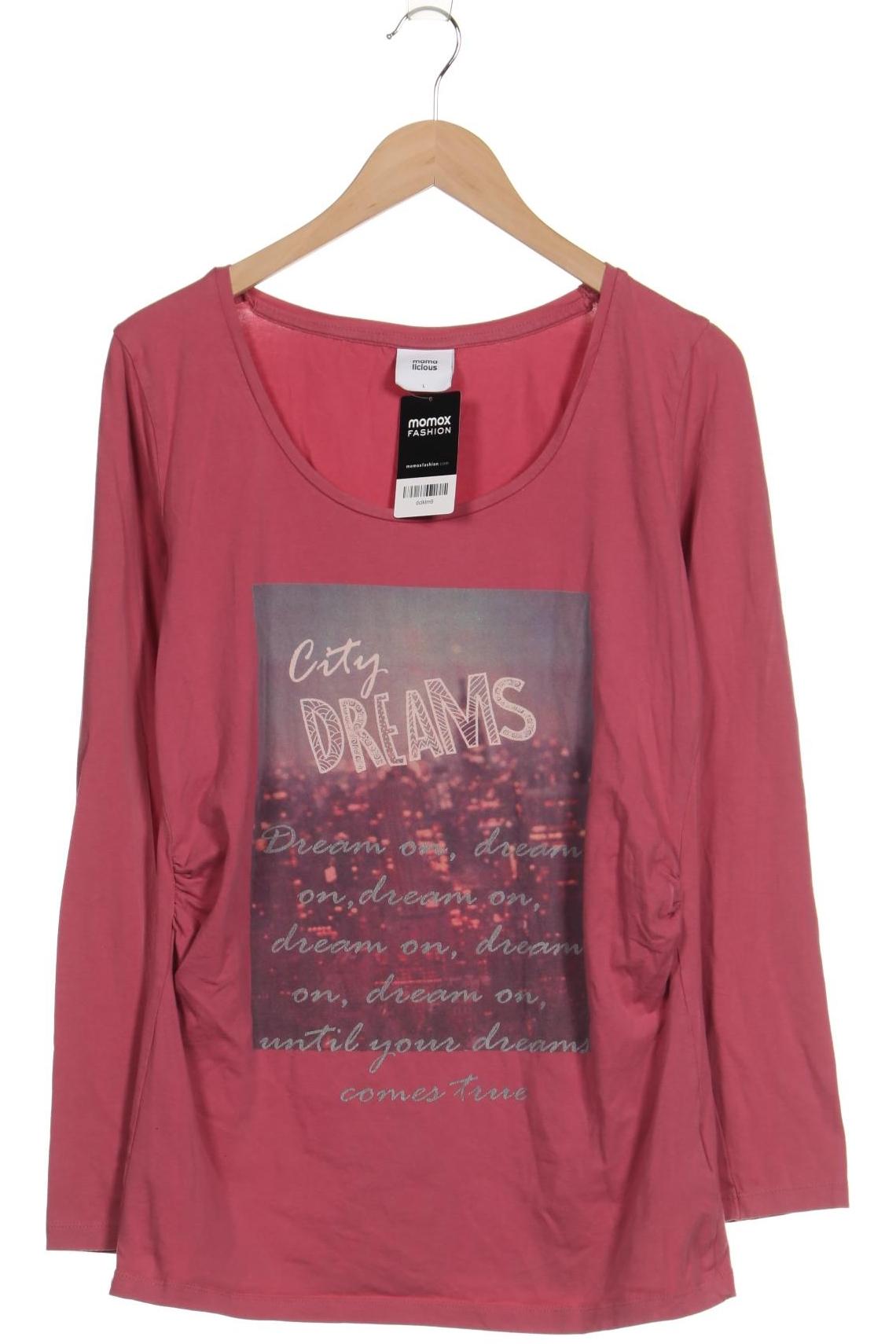 

Mama Licious Damen Langarmshirt, pink, Gr. 42