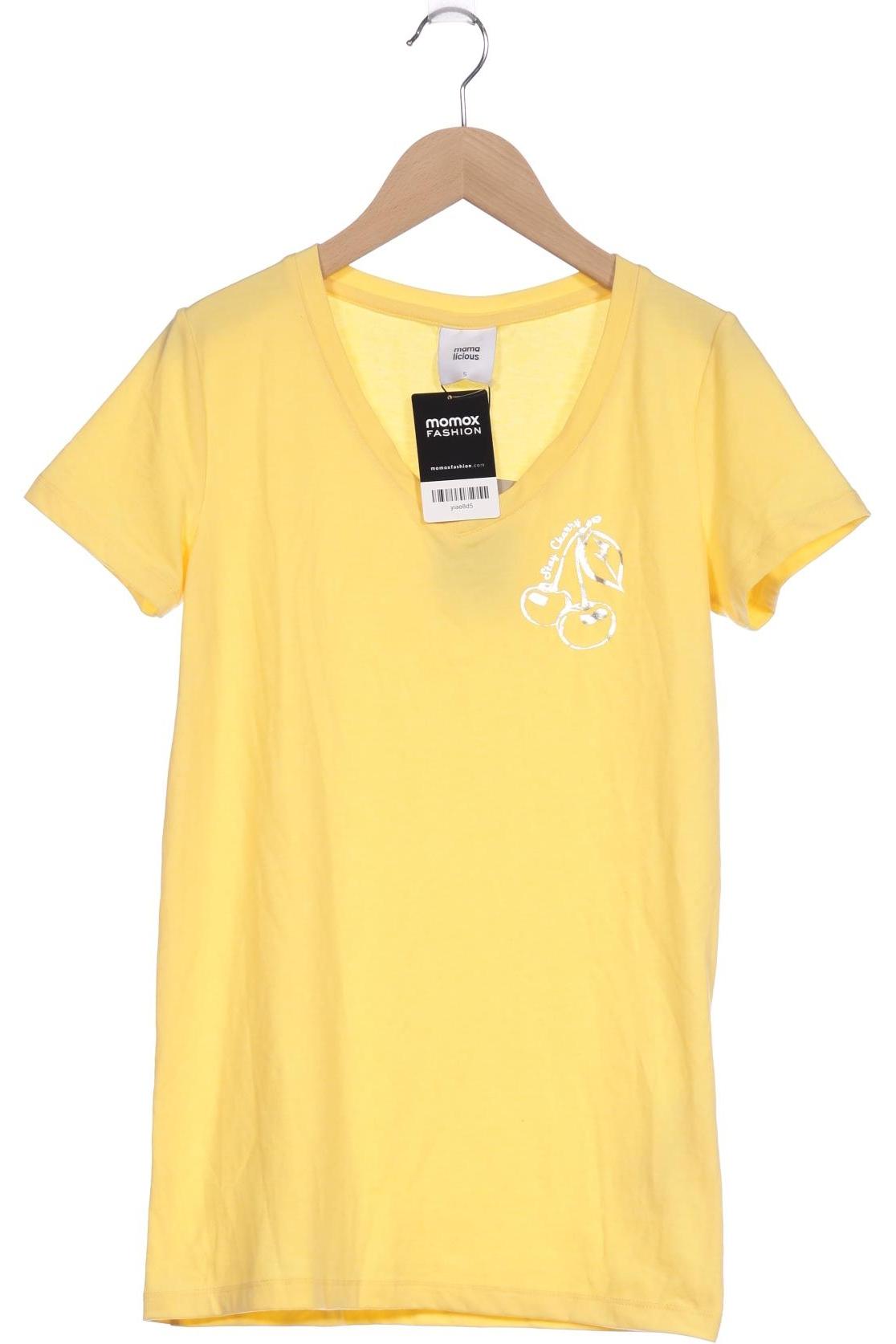 

Mama Licious Damen T-Shirt, gelb, Gr. 36