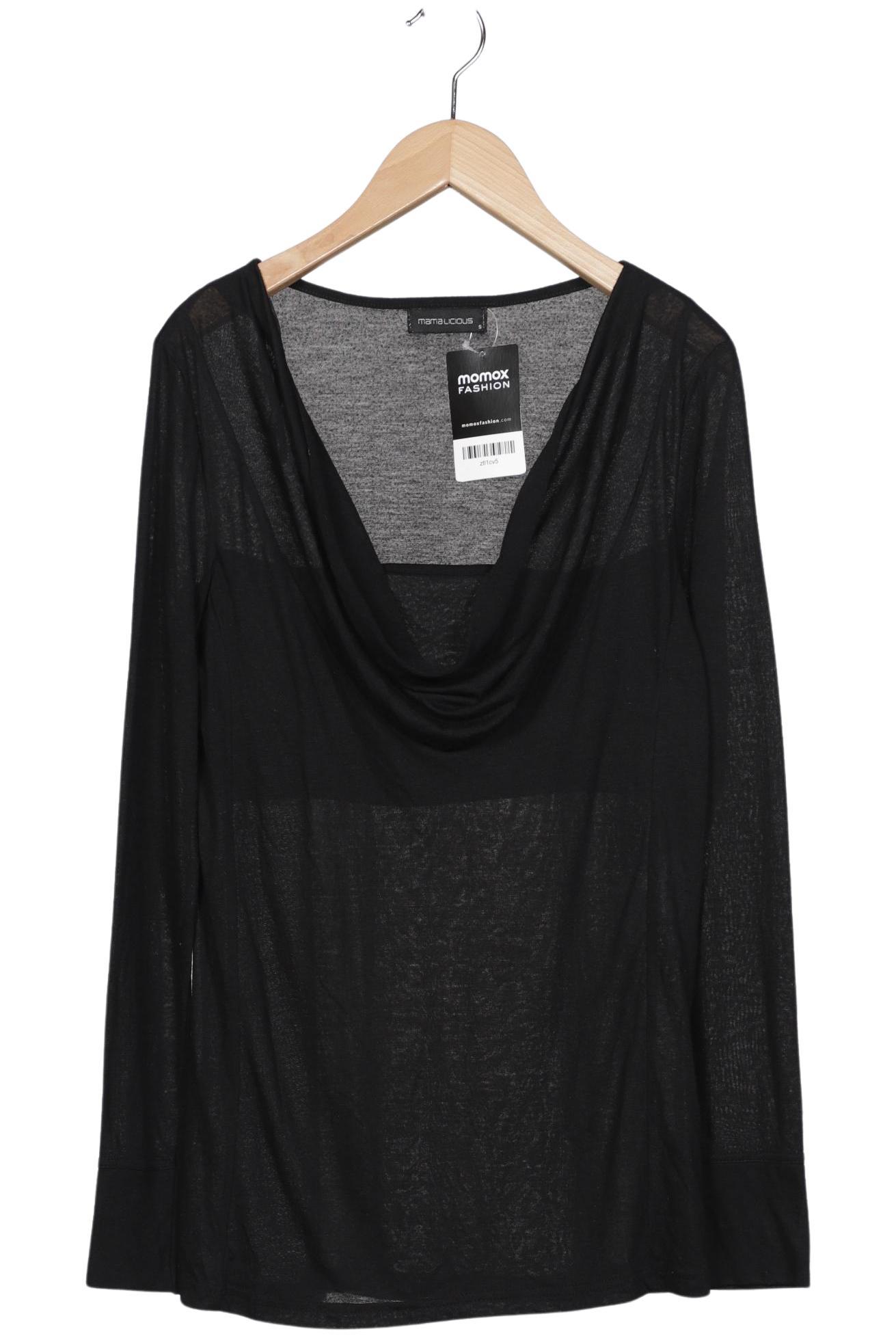 

Mama Licious Damen Langarmshirt, schwarz, Gr. 36