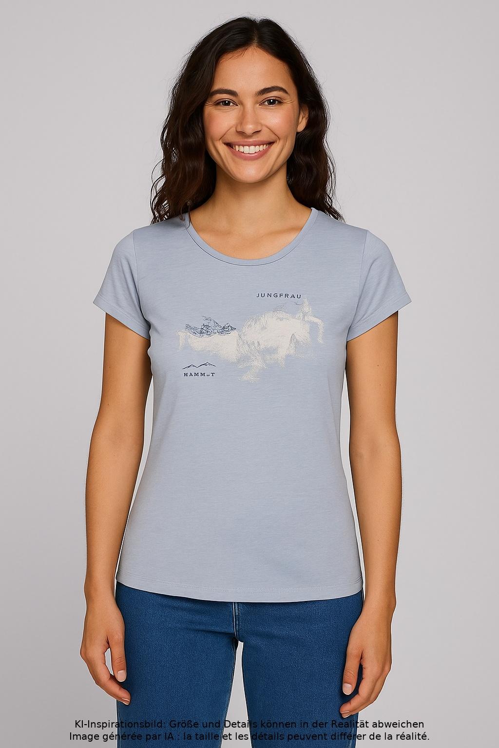 

Mammut Damen T-Shirt, hellblau, Gr. 34