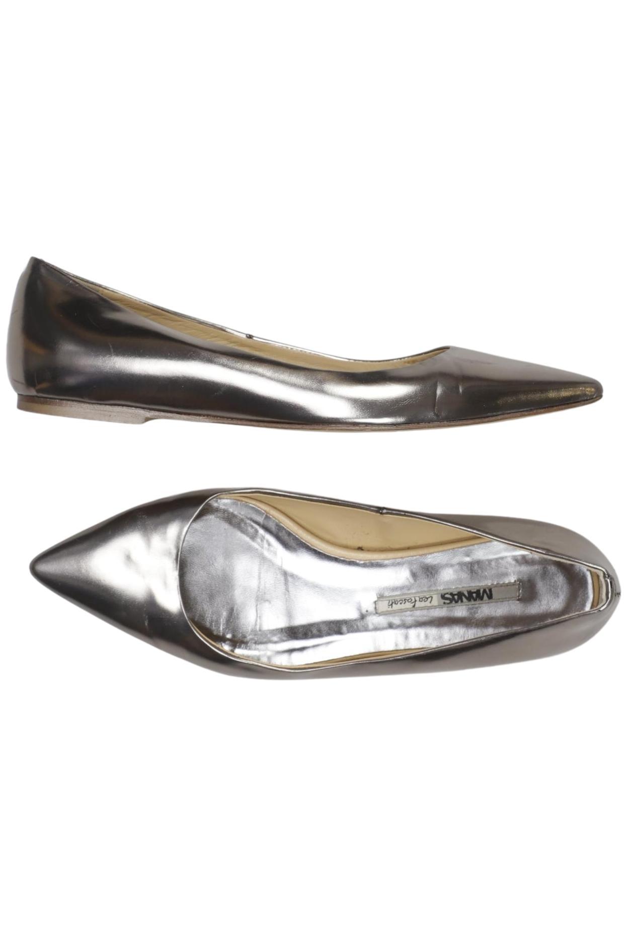 

manas Damen Ballerinas, silber, Gr. 37