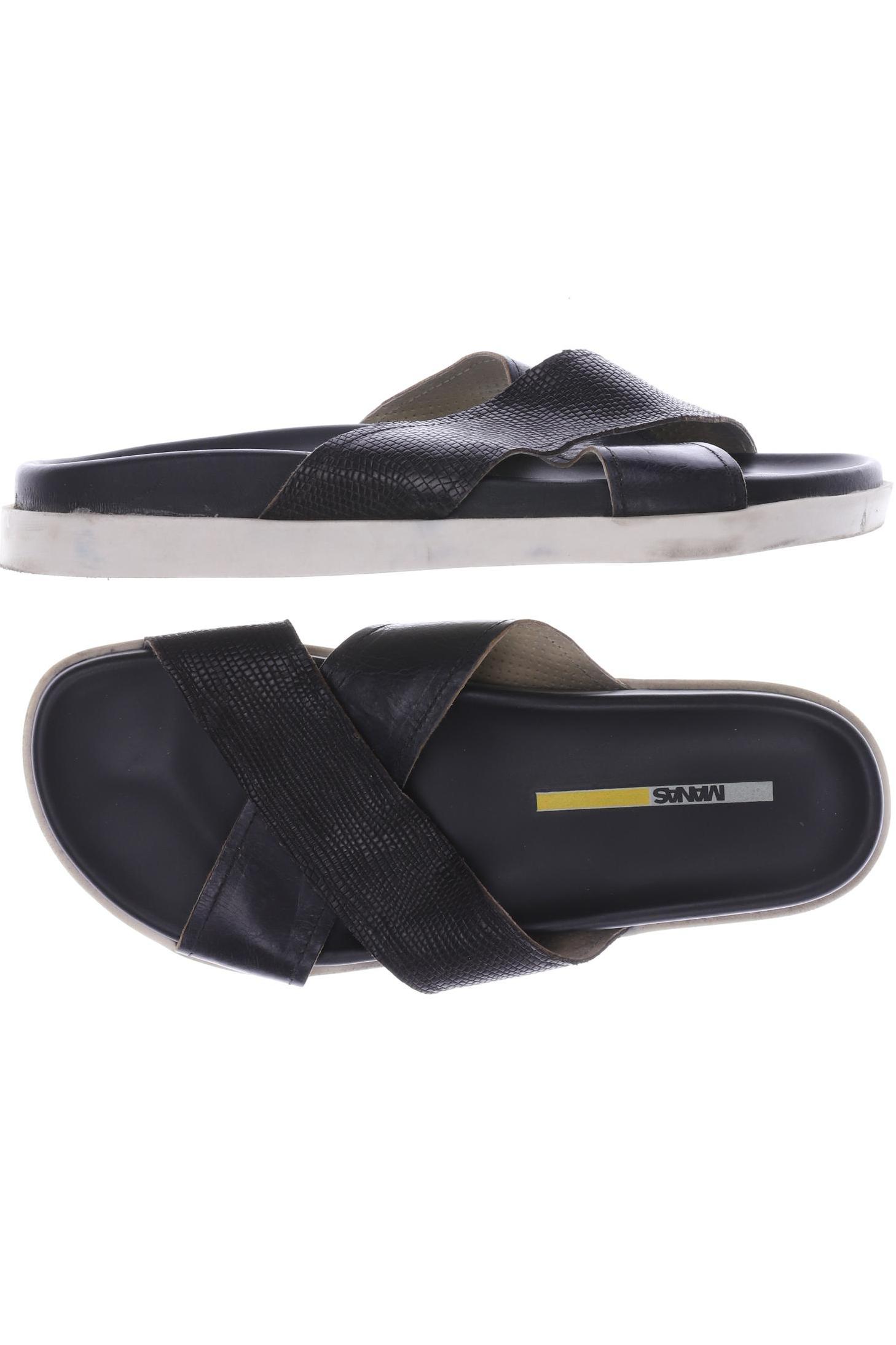 

manas Damen Sandale, schwarz