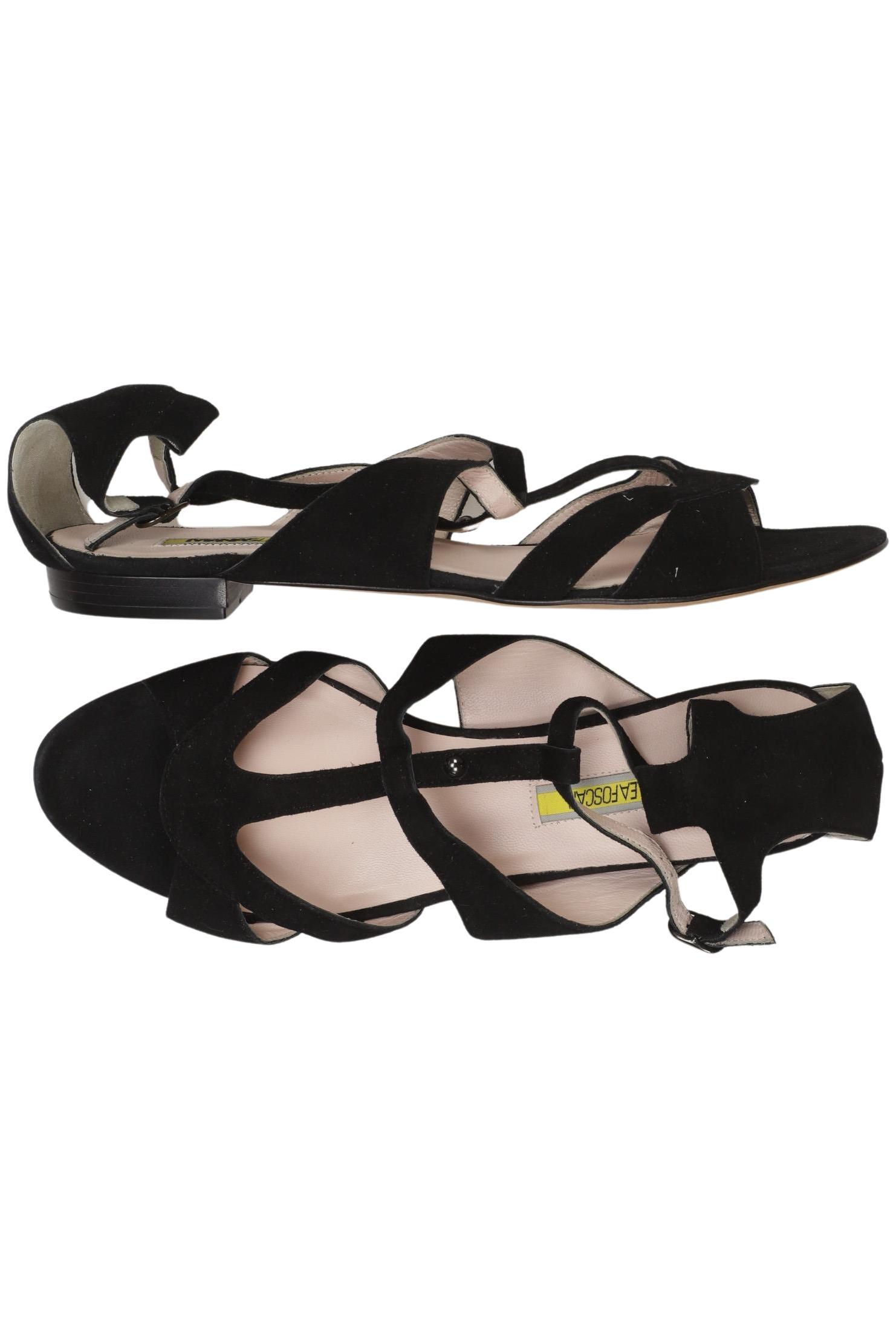 

manas Damen Sandale, schwarz, Gr. 41