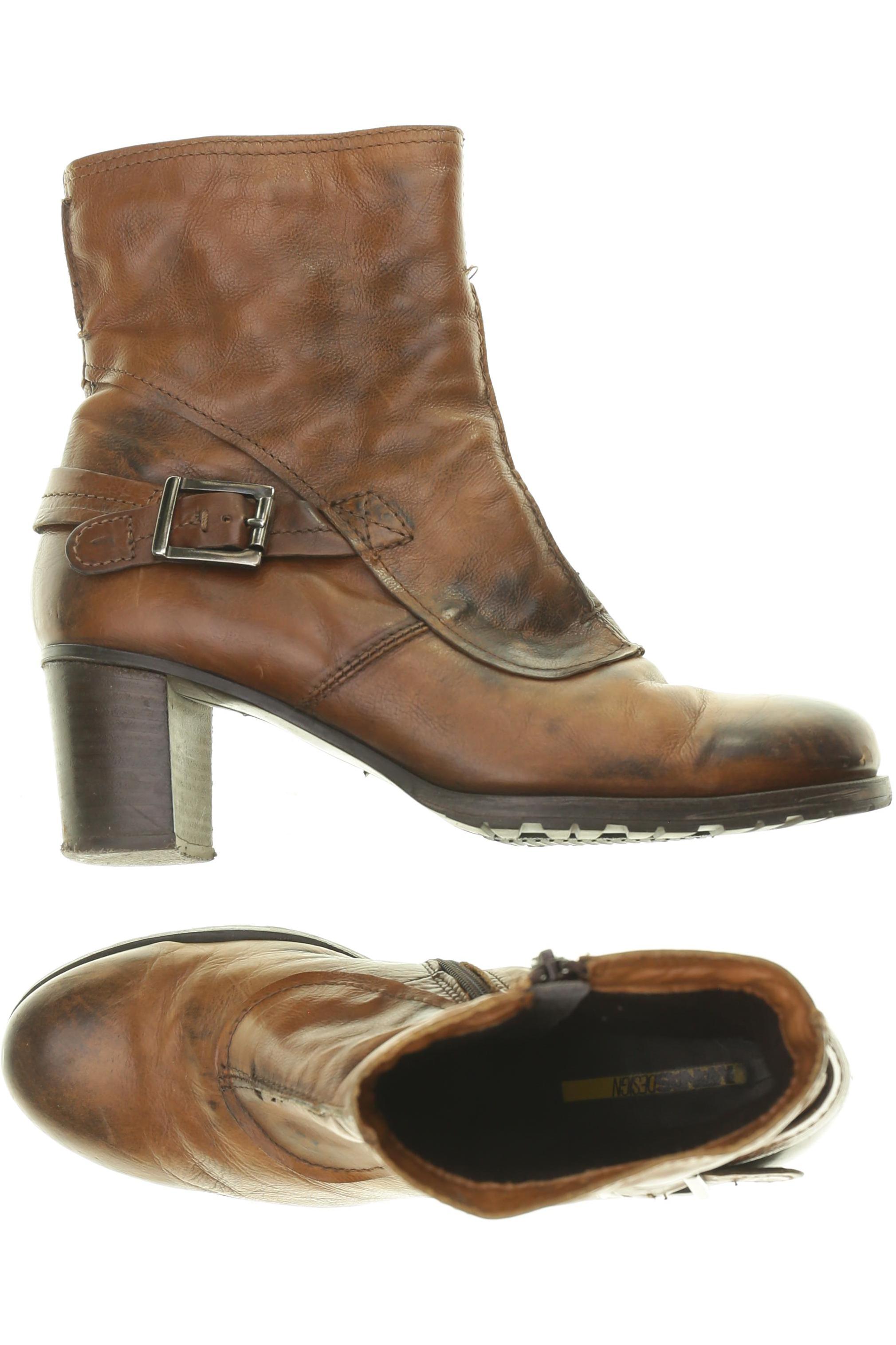 

manas Damen Stiefelette, braun, Gr. 38