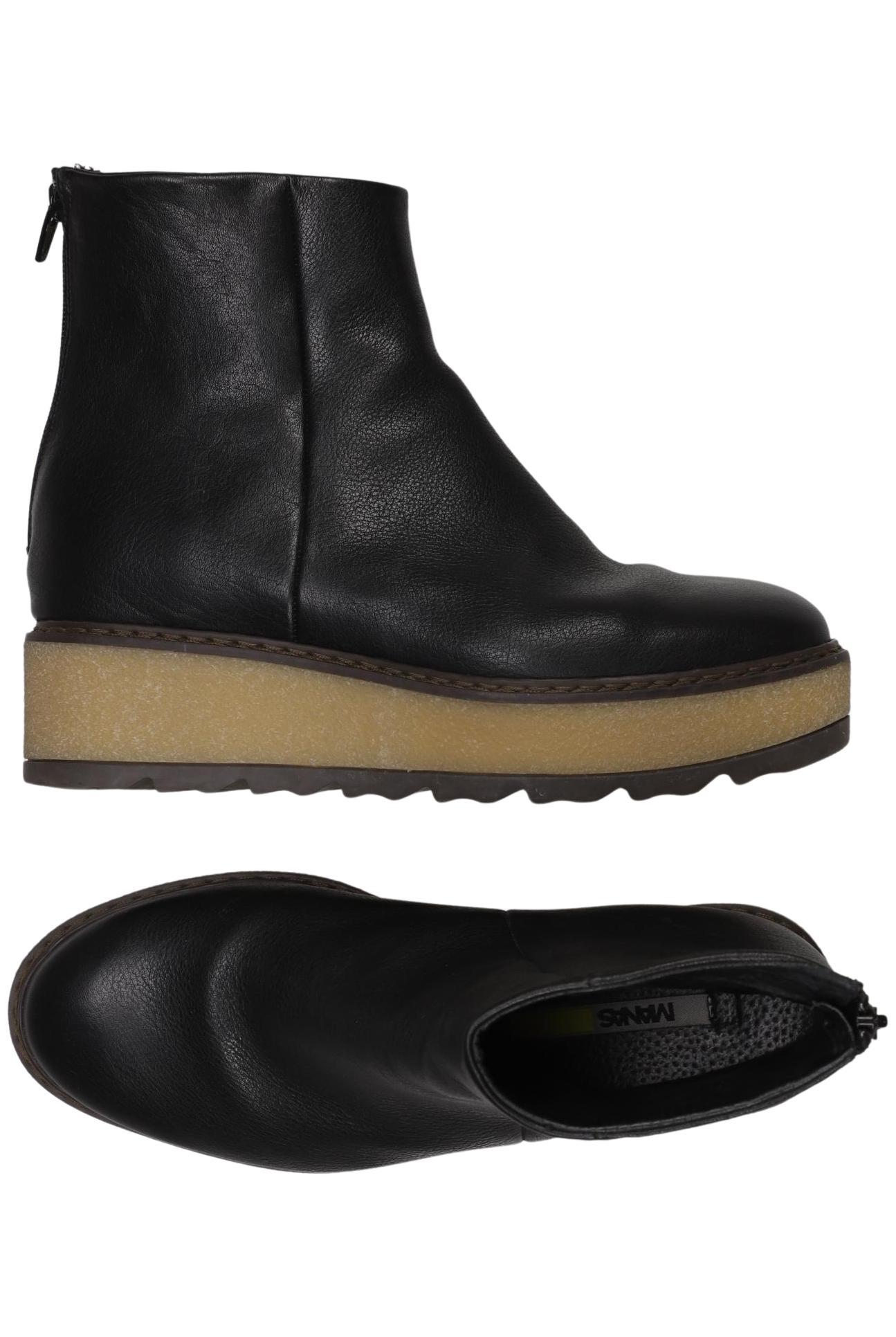 

manas Damen Stiefelette, schwarz, Gr. 38