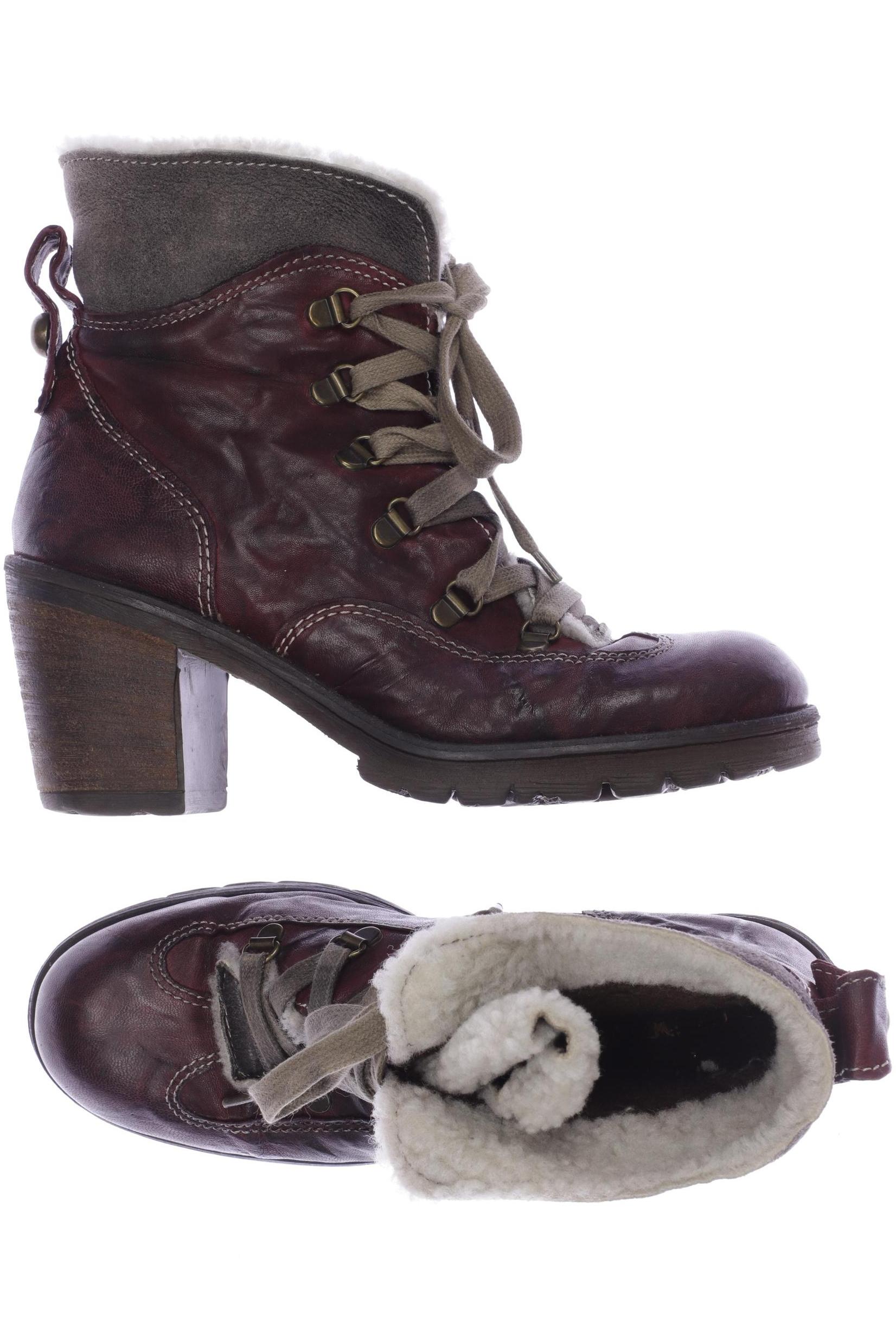 

manas Damen Stiefelette, bordeaux
