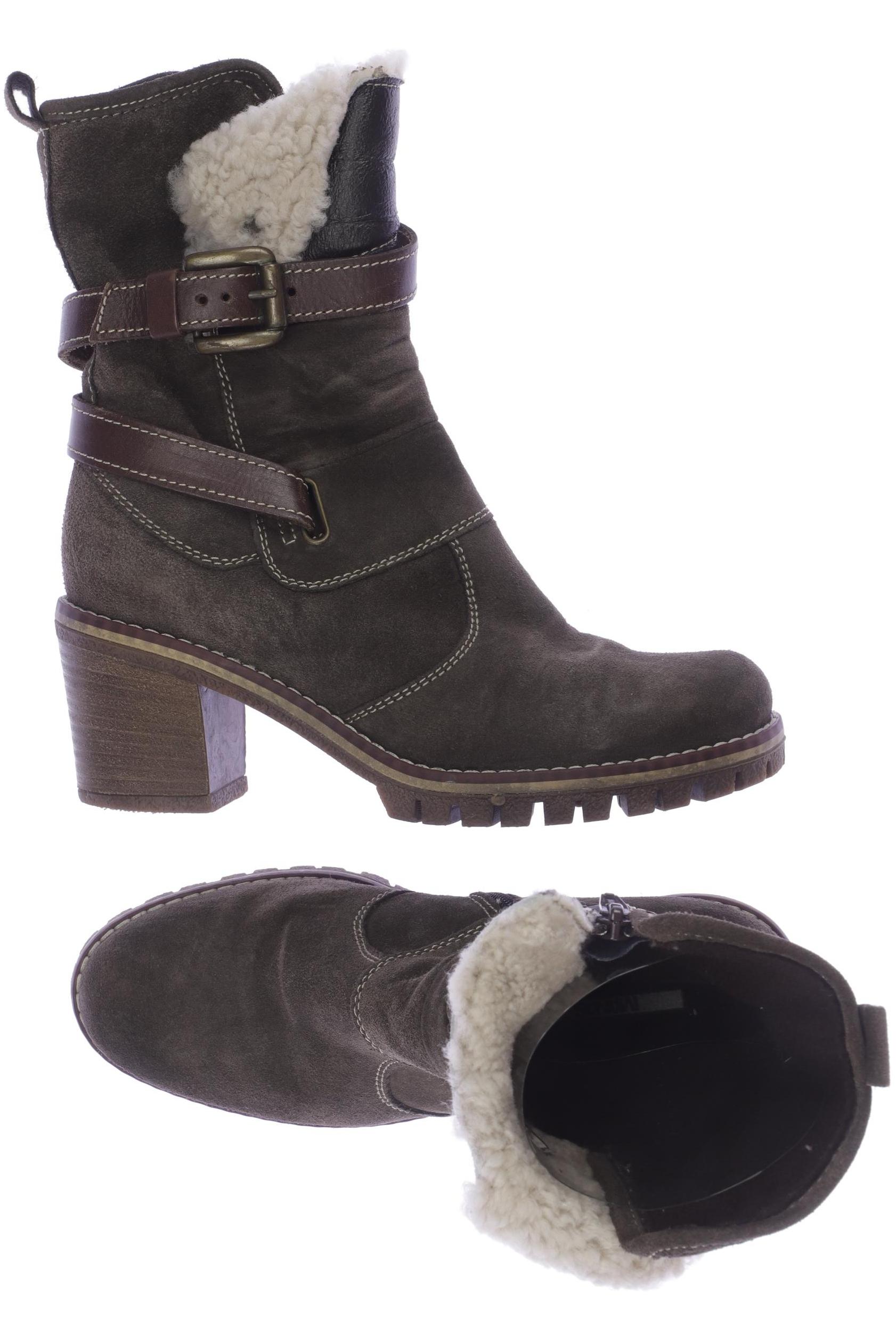 

manas Damen Stiefelette, grün, Gr. 36