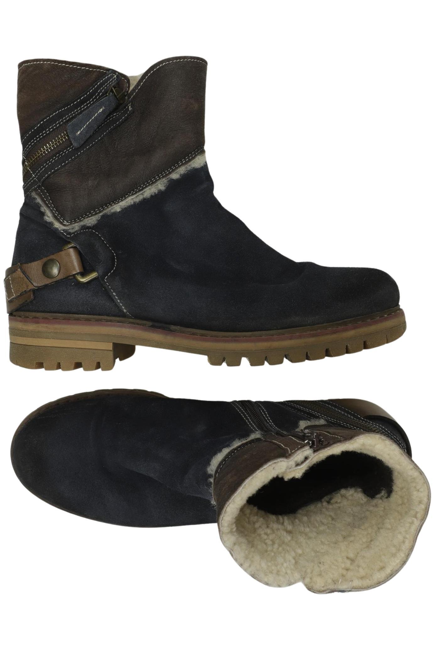 

manas Damen Stiefelette, marineblau, Gr. 41