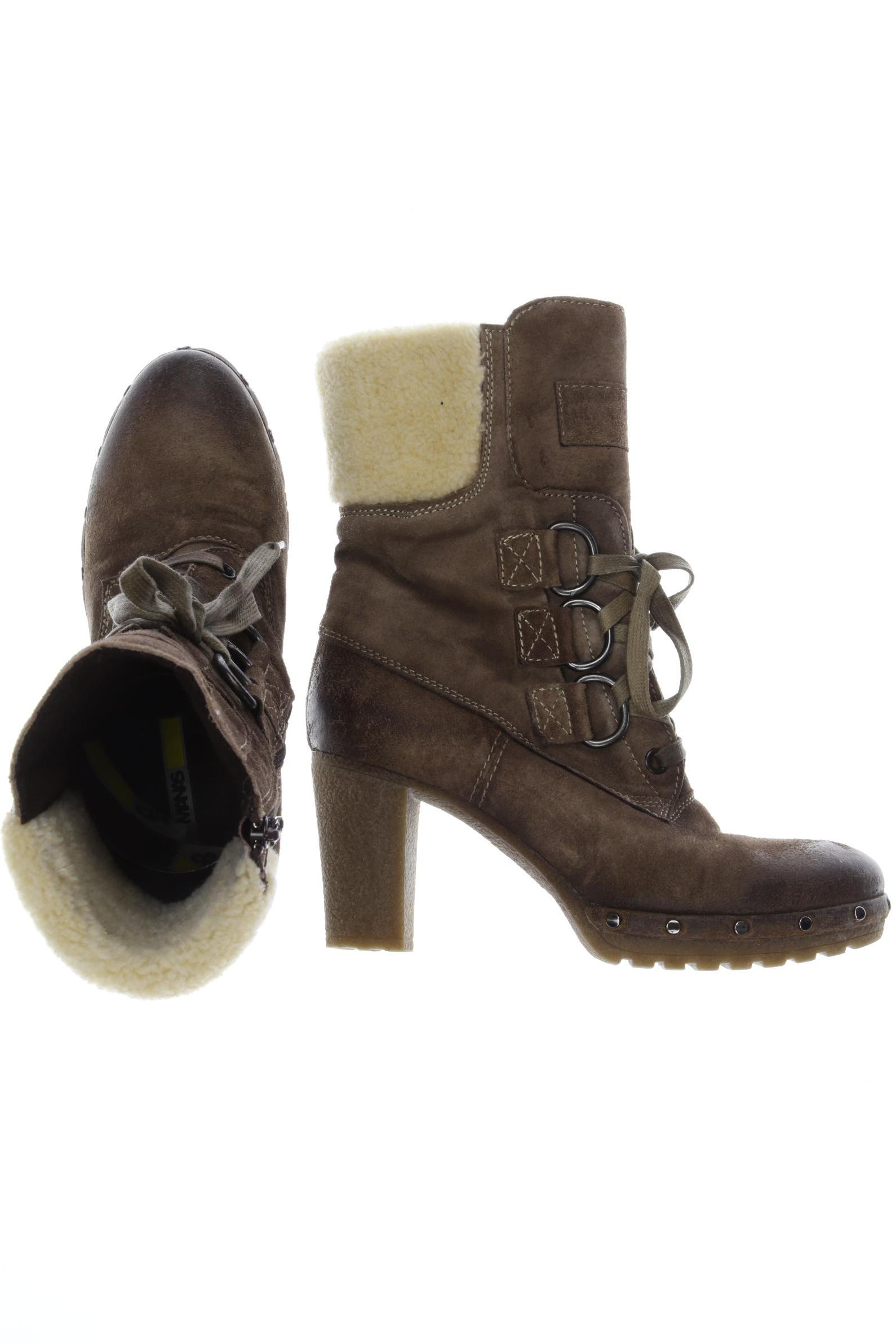 

manas Damen Stiefelette, braun, Gr. 40