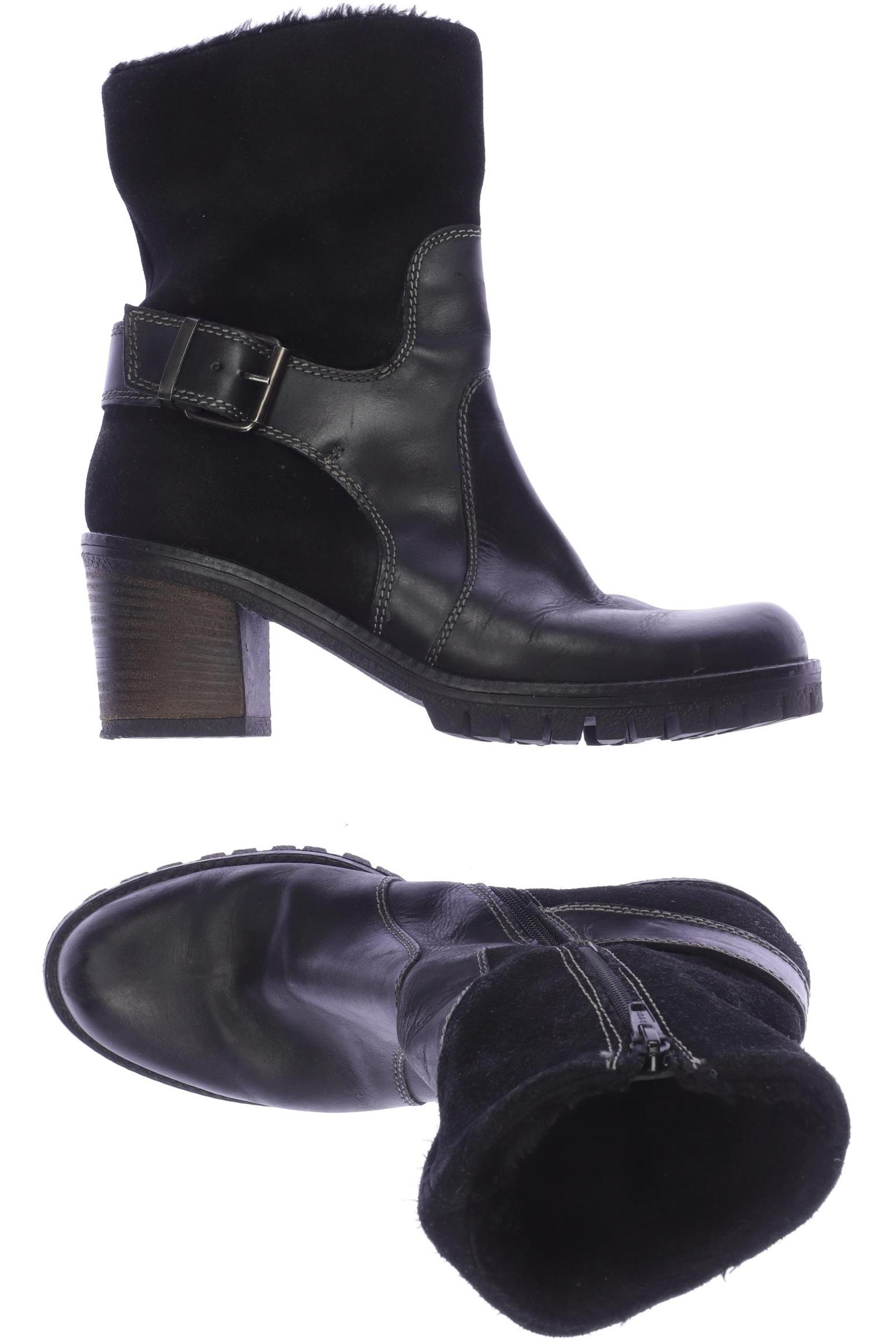 

manas Damen Stiefelette, schwarz, Gr. 34