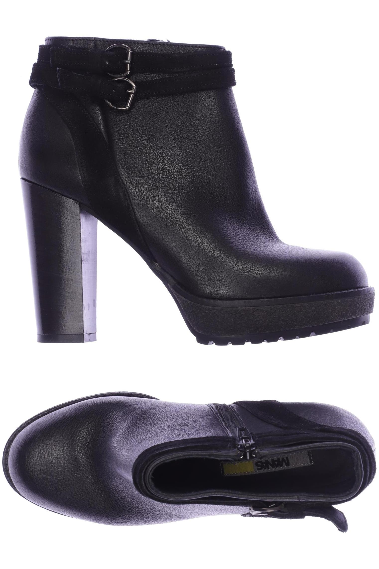 

manas Damen Stiefelette, schwarz, Gr. 39
