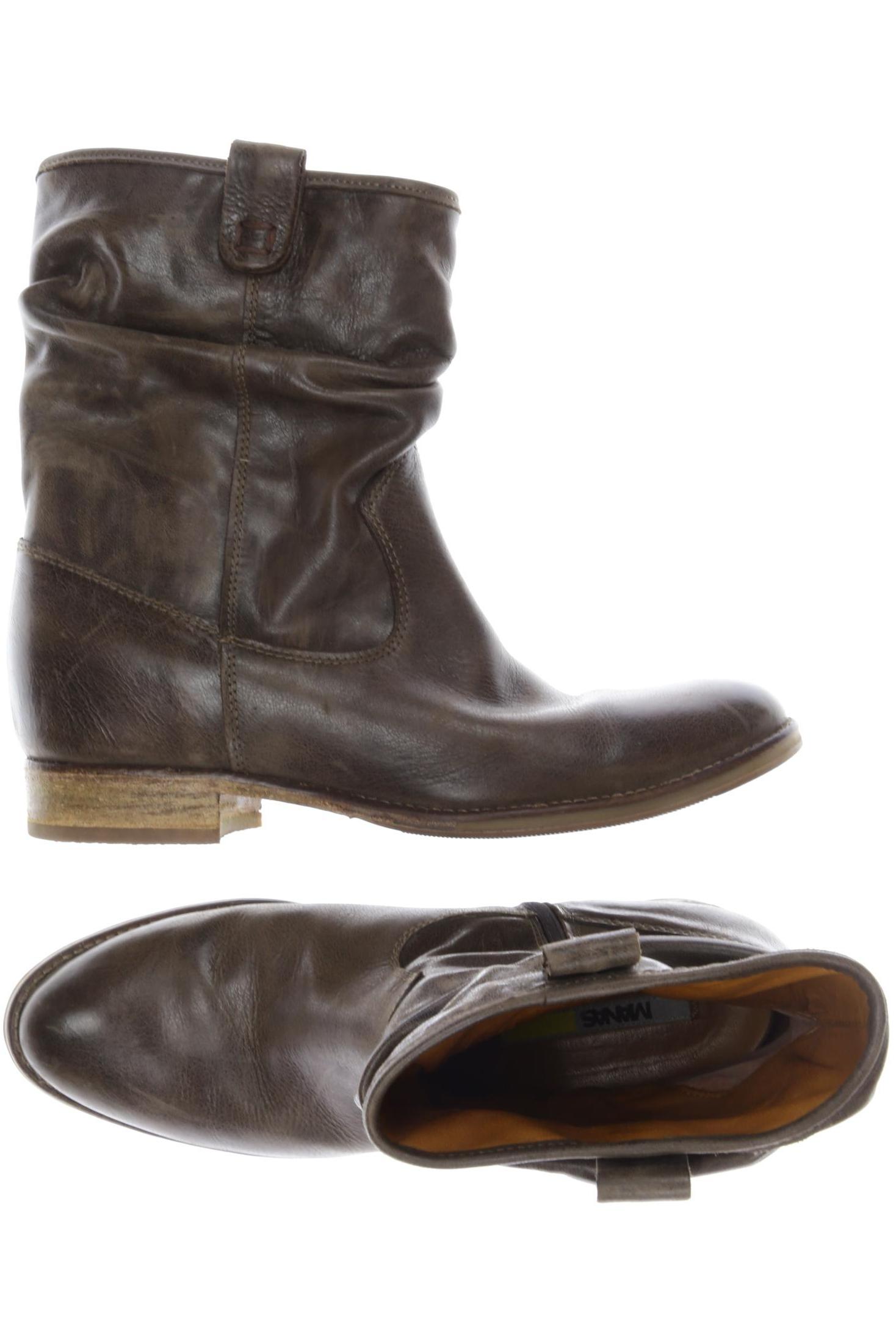 

manas Damen Stiefelette, braun, Gr. 38