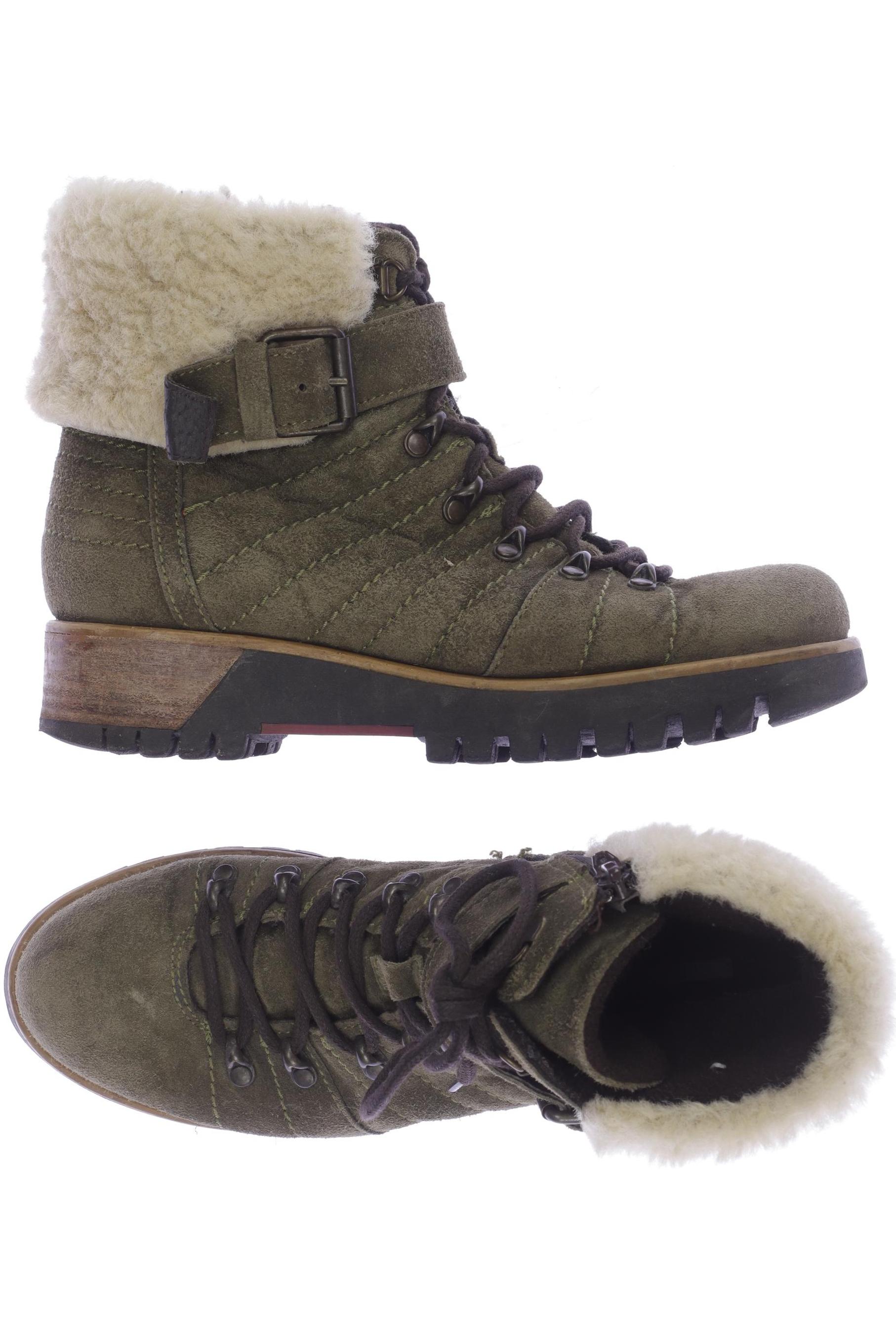 

manas Damen Stiefelette, grün, Gr. 39