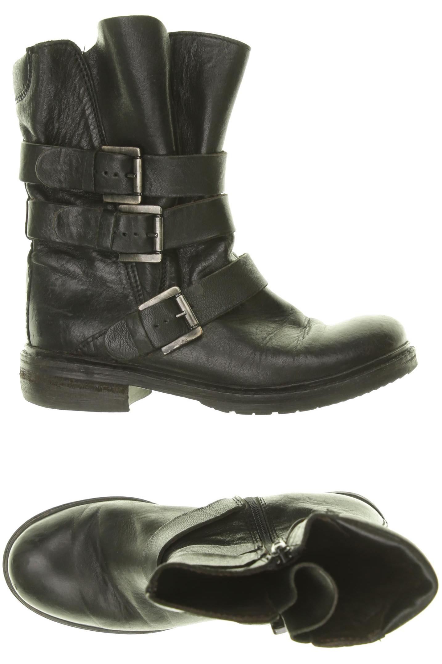 

manas Damen Stiefelette, schwarz, Gr. 38