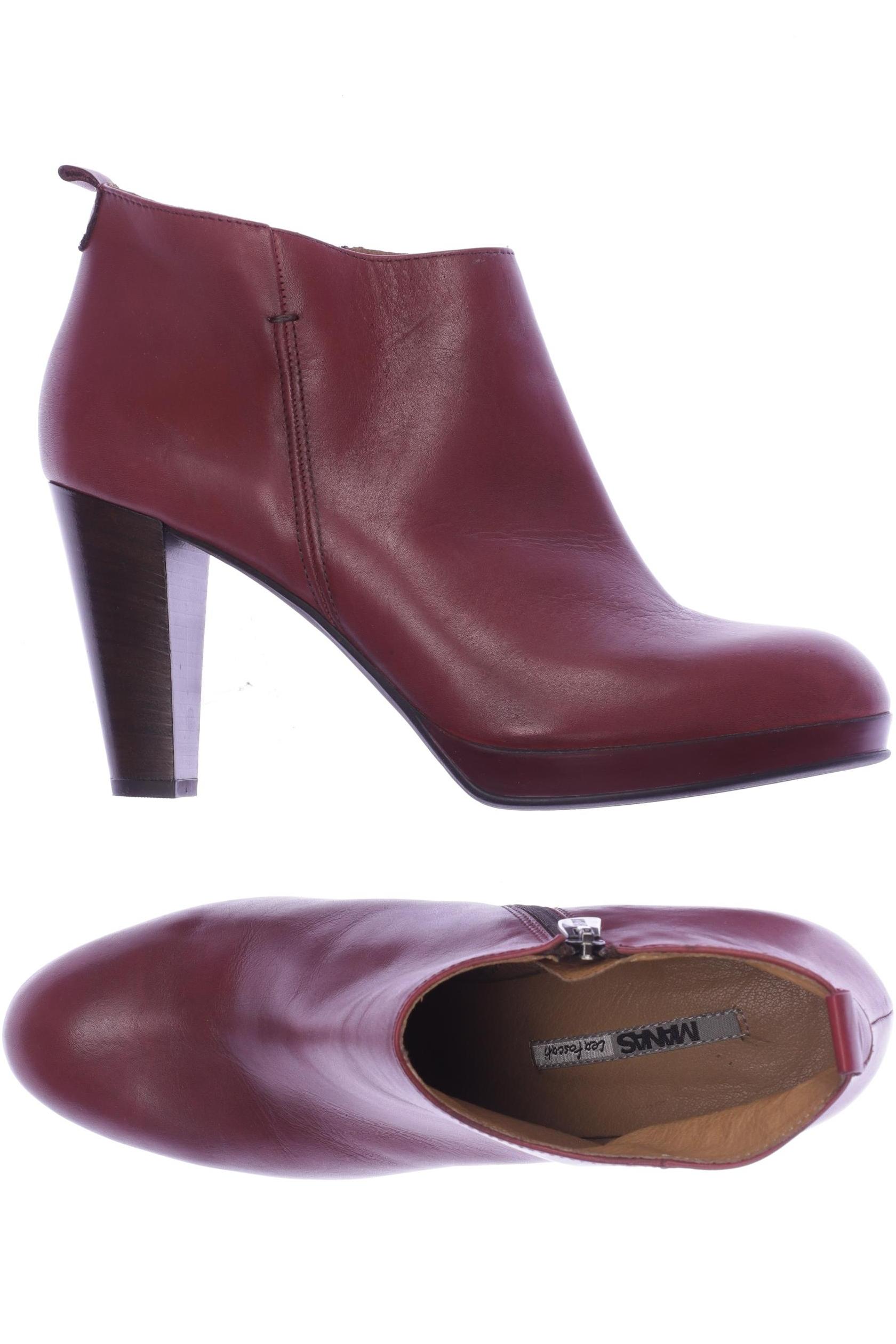 

manas Damen Stiefelette, bordeaux, Gr. 41