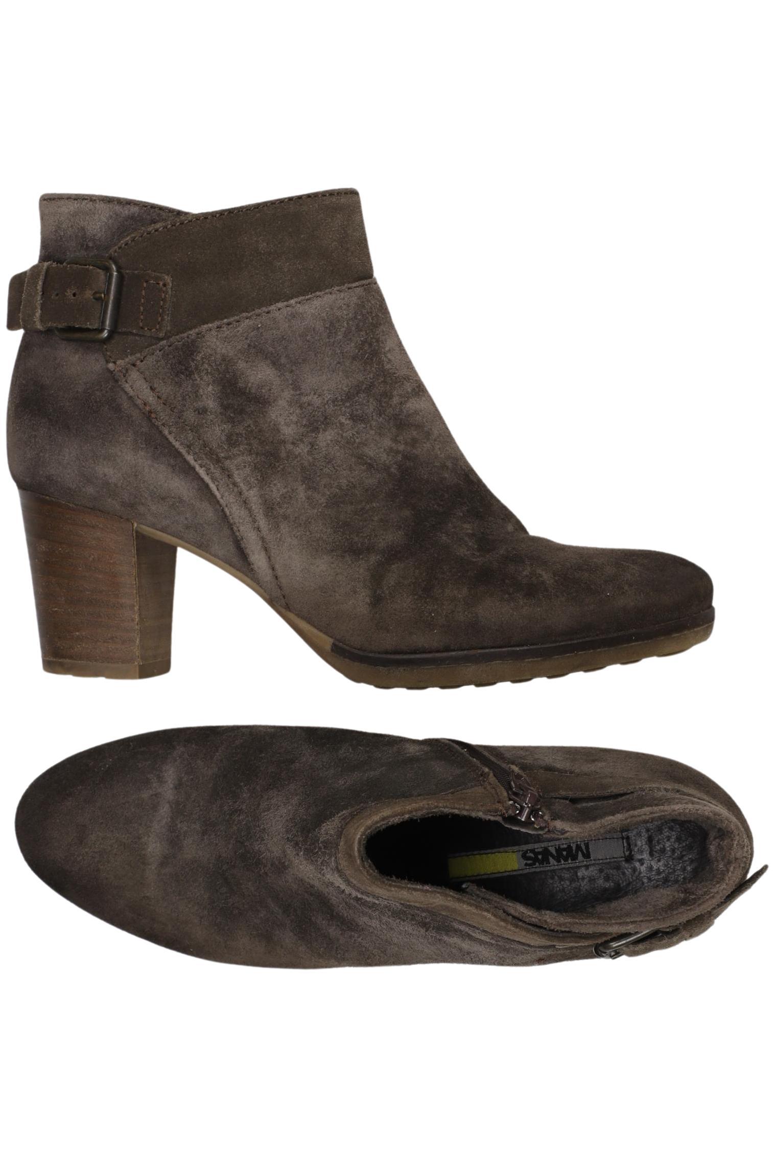 

manas Damen Stiefelette, braun, Gr. 38
