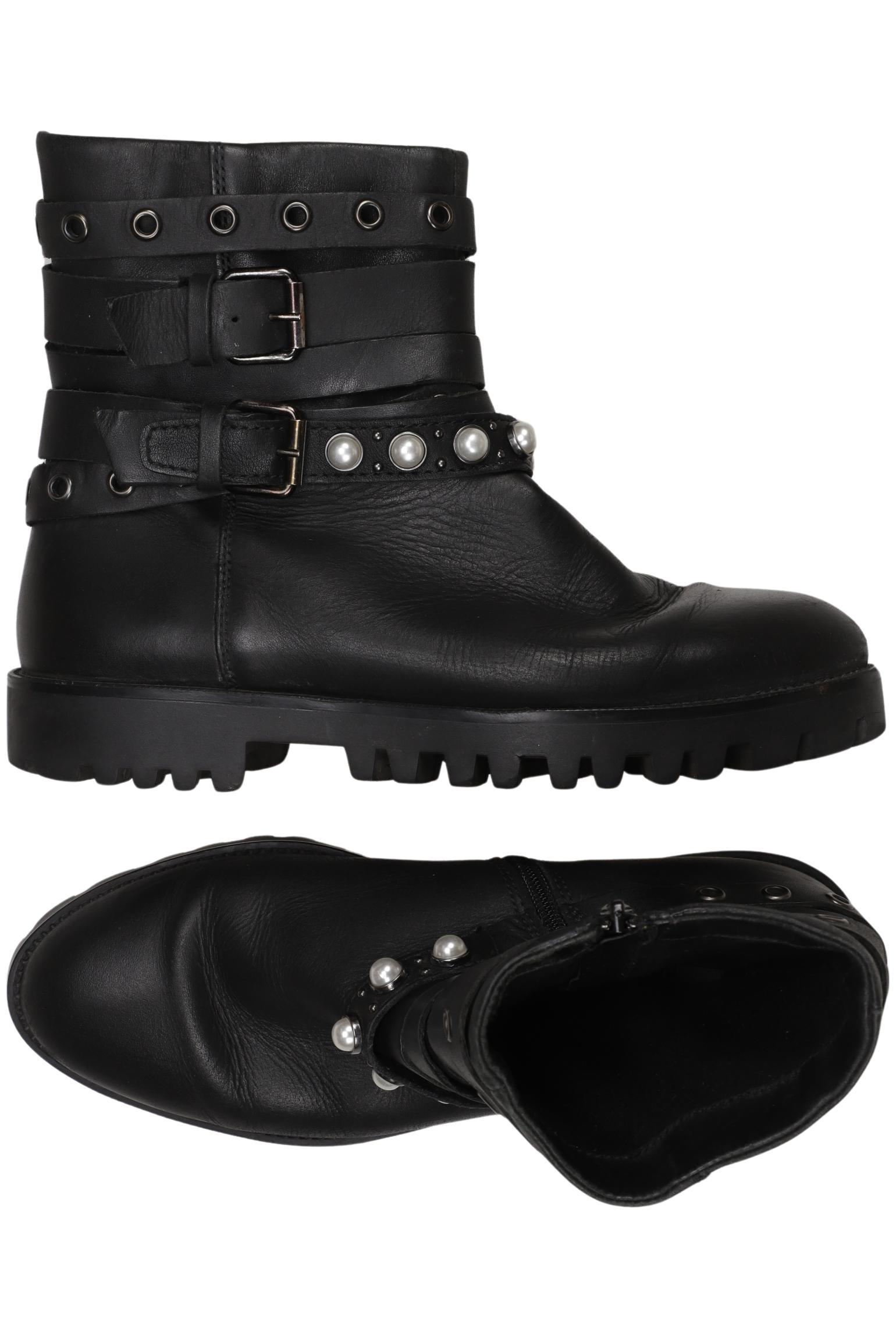 

manas Damen Stiefelette, schwarz, Gr. 38