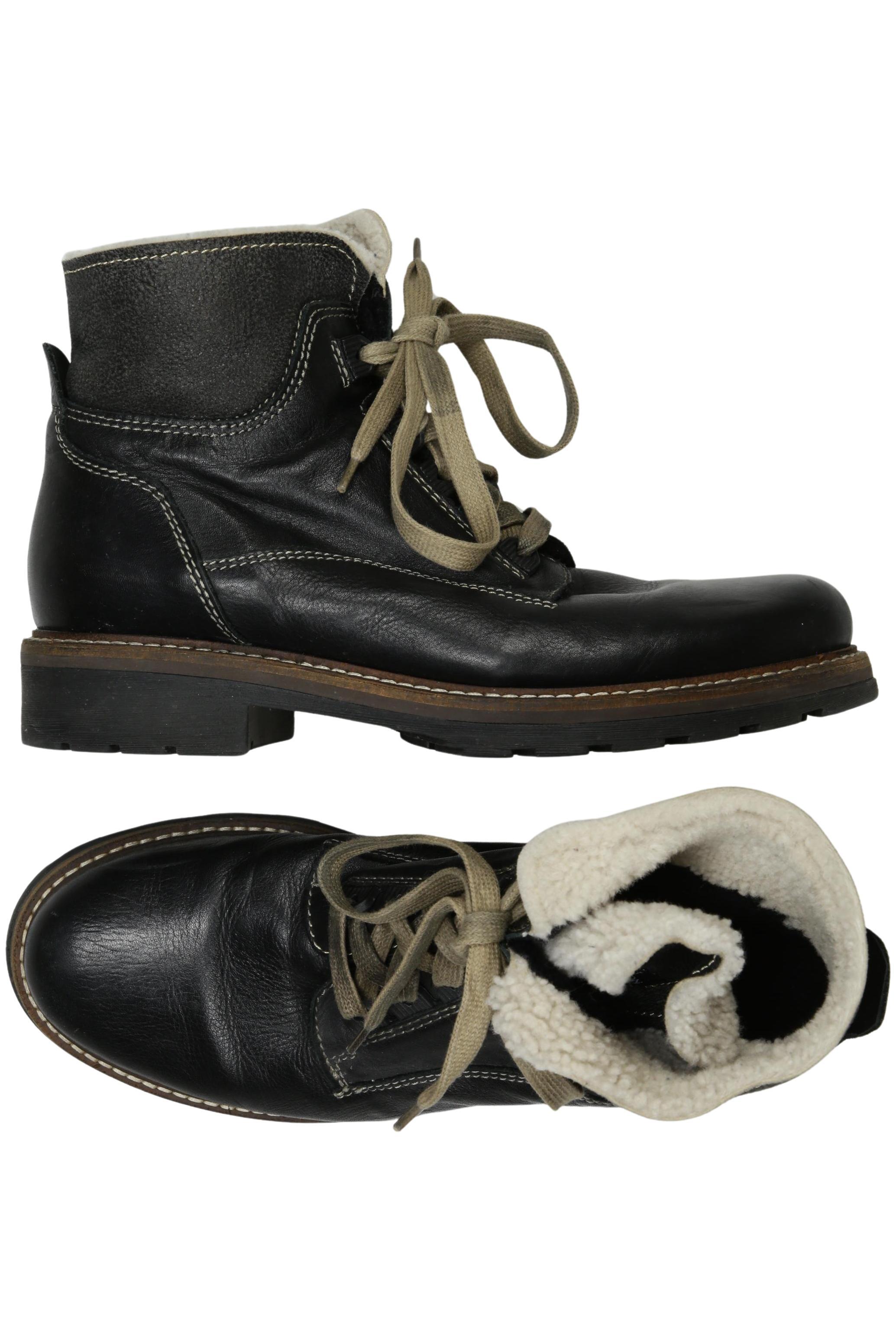 

manas Damen Stiefelette, schwarz, Gr. 40