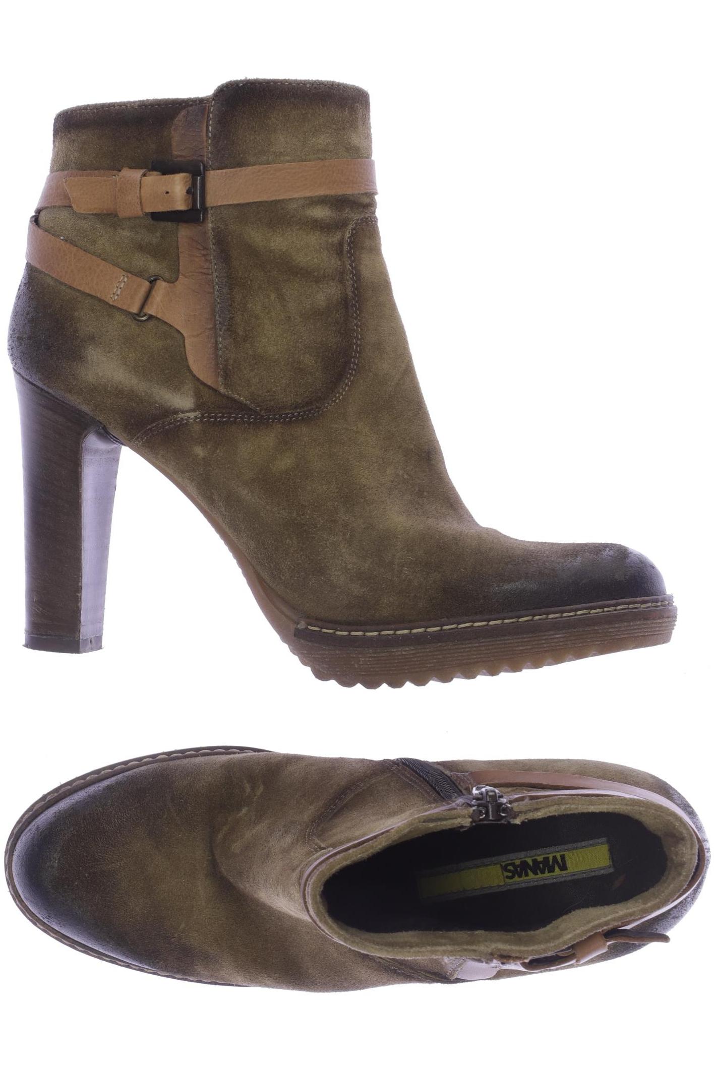 

manas Damen Stiefelette, braun, Gr. 38