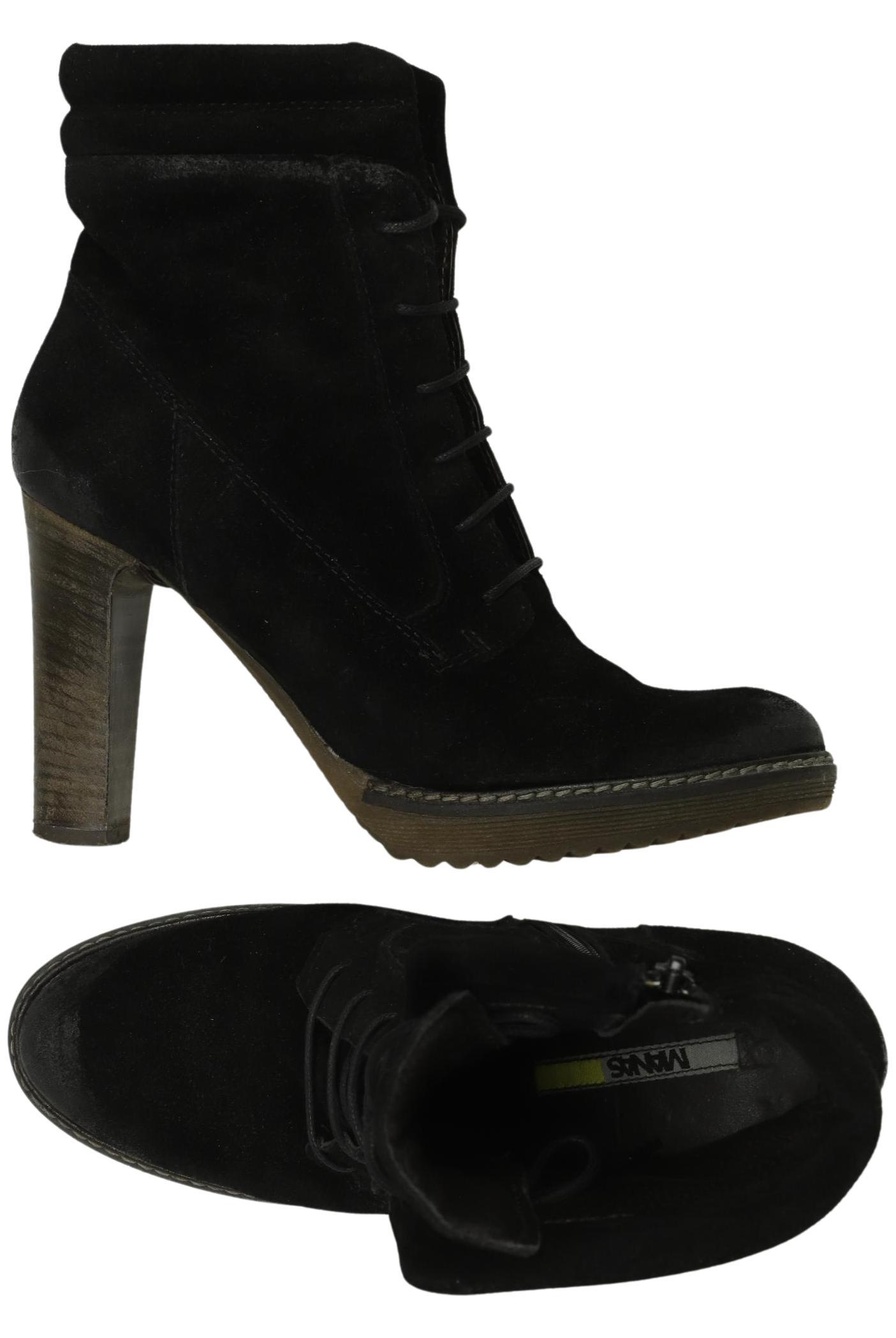 

manas Damen Stiefelette, schwarz, Gr. 37