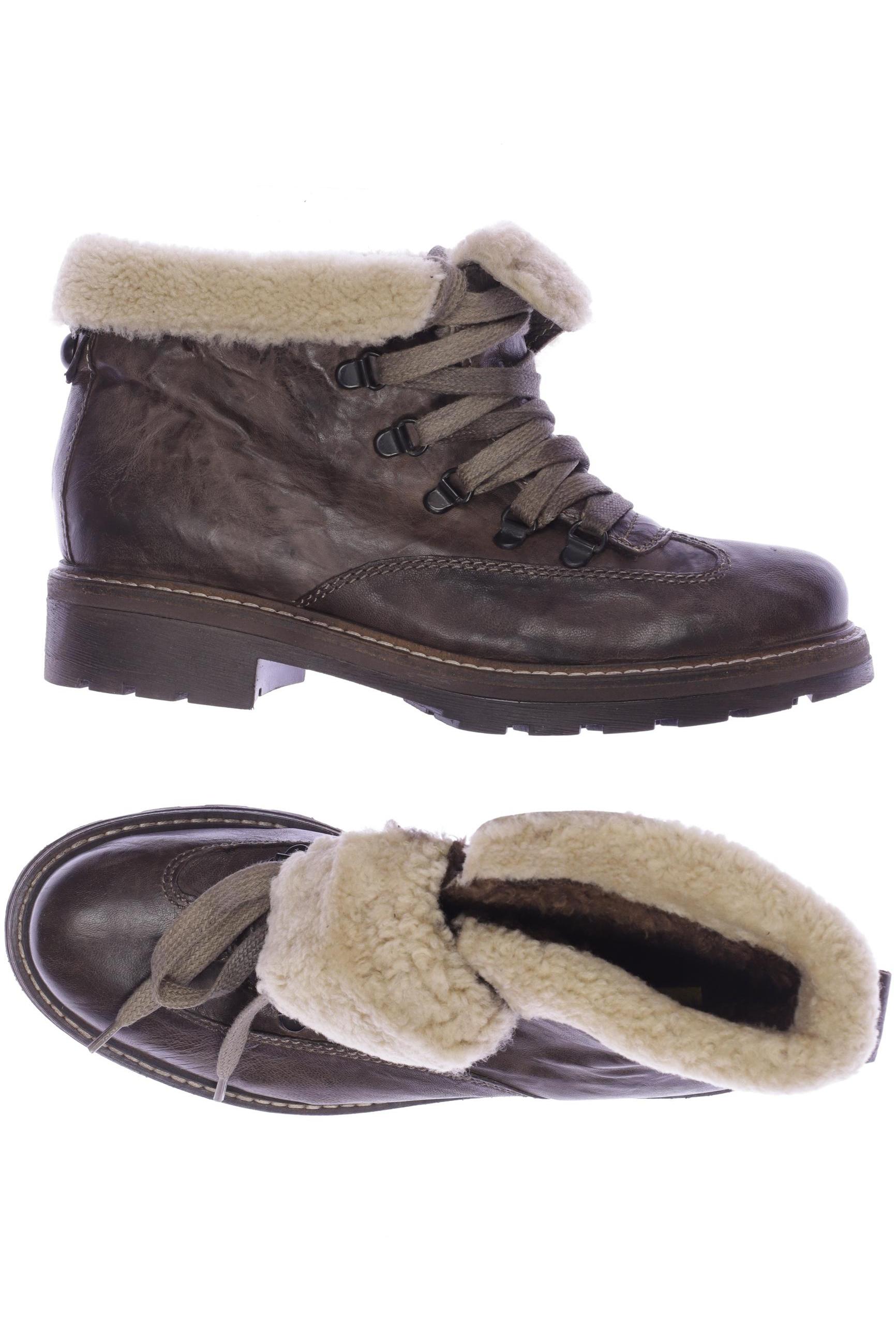 

manas Damen Stiefelette, braun, Gr. 38