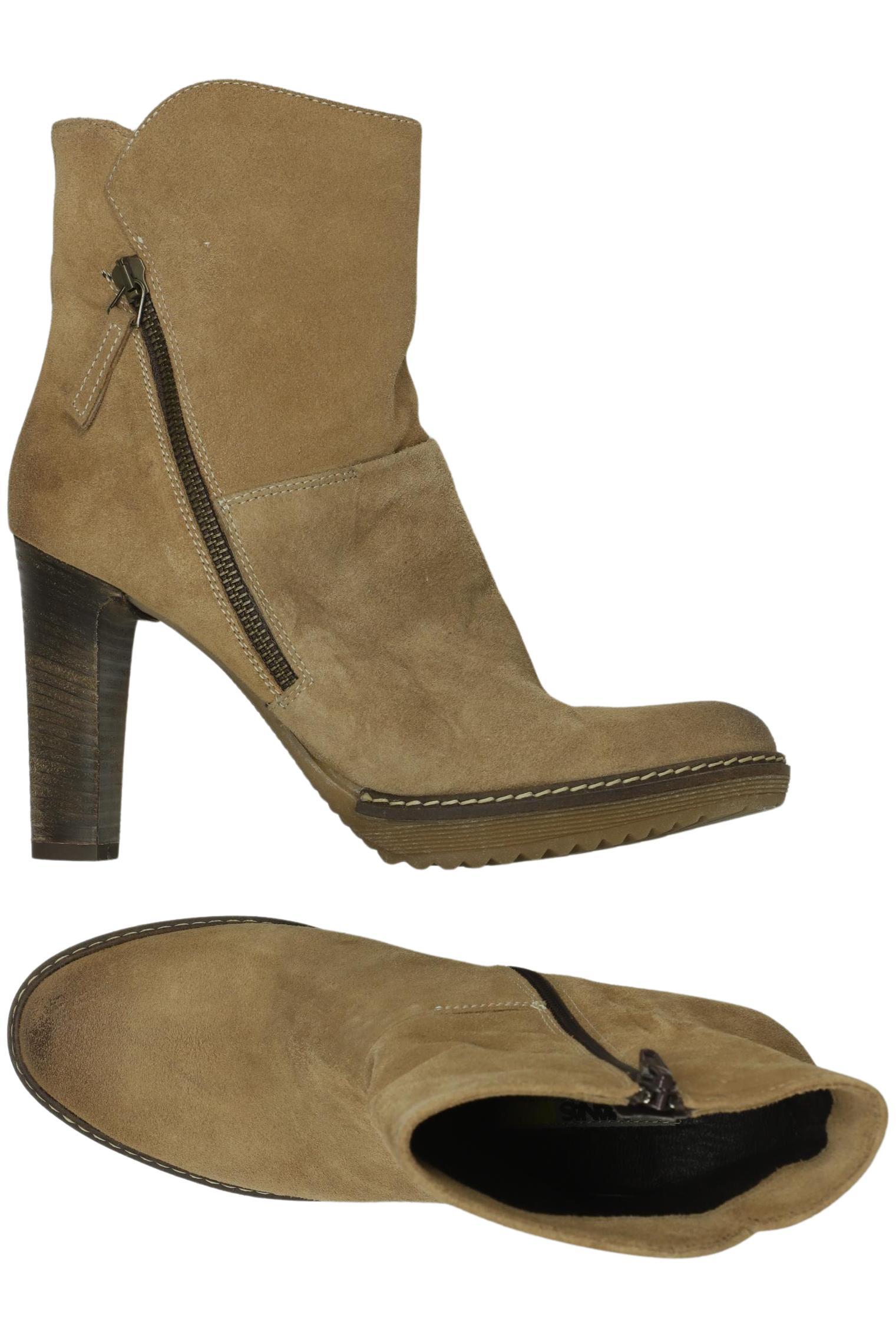 

manas Damen Stiefelette, beige, Gr. 38