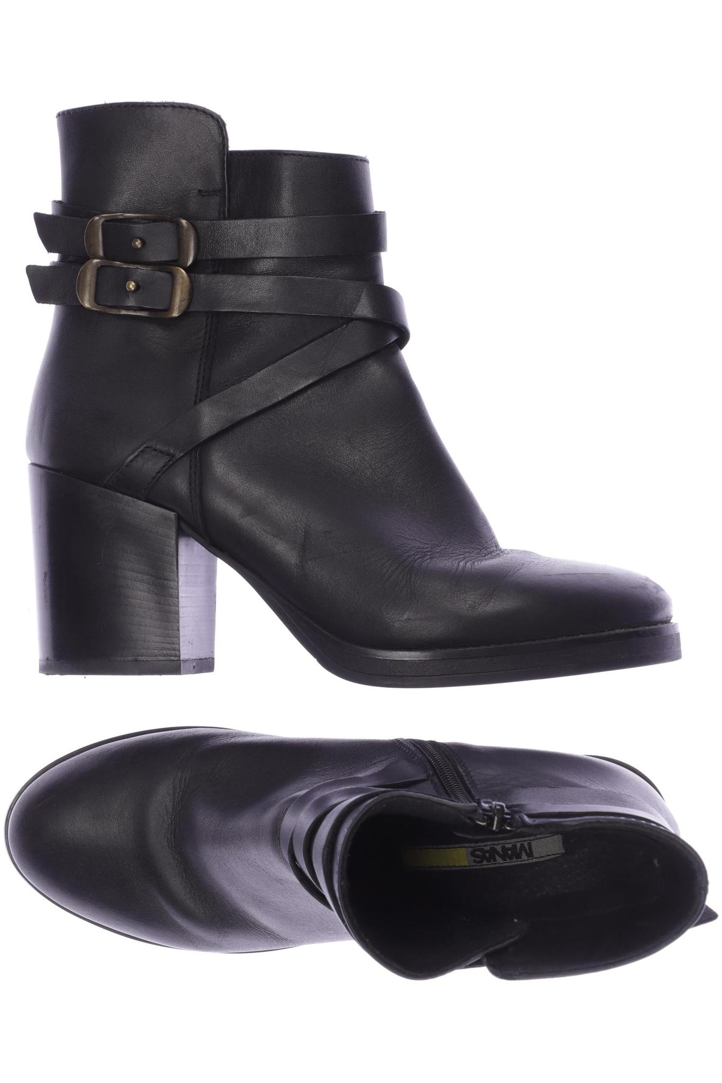 

manas Damen Stiefelette, schwarz, Gr. 39