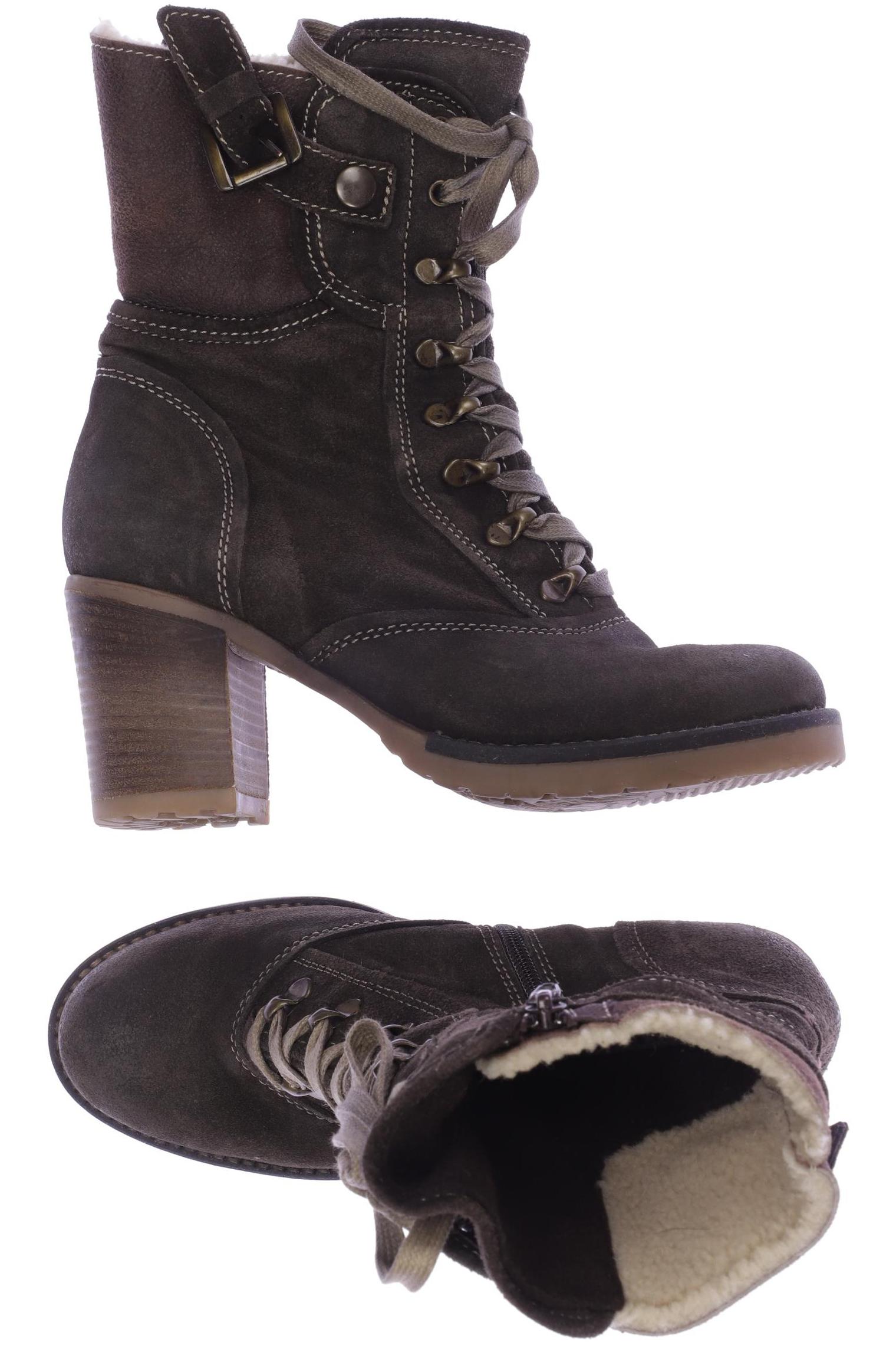 

manas Damen Stiefelette, braun, Gr. 38