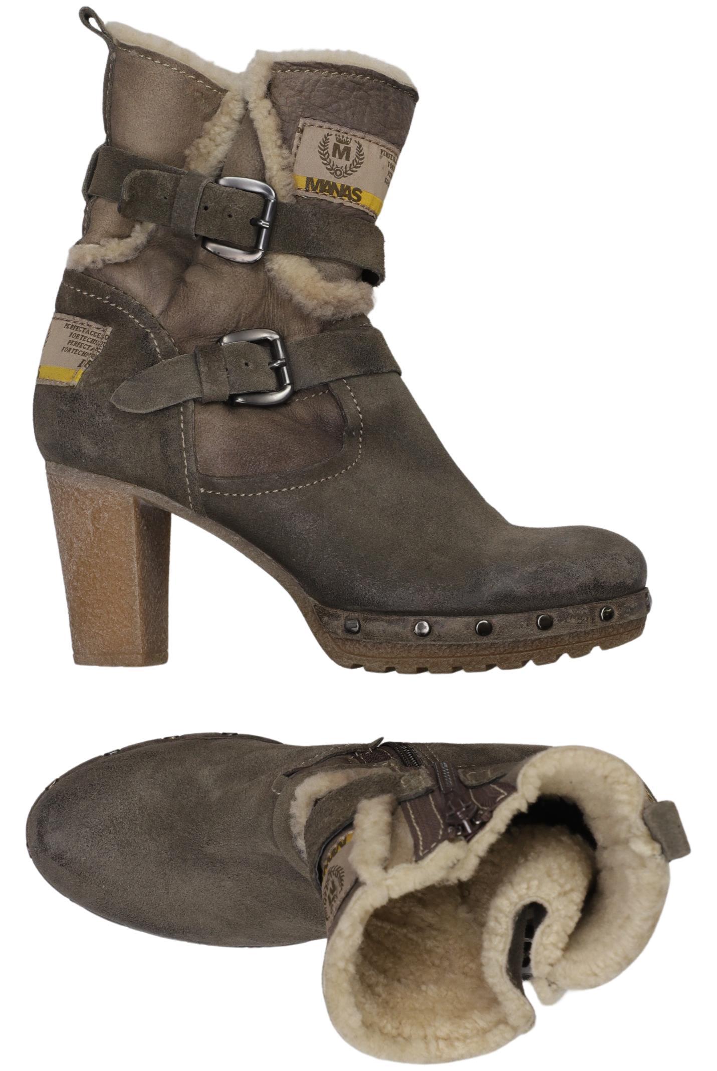 

manas Damen Stiefelette, braun, Gr. 38