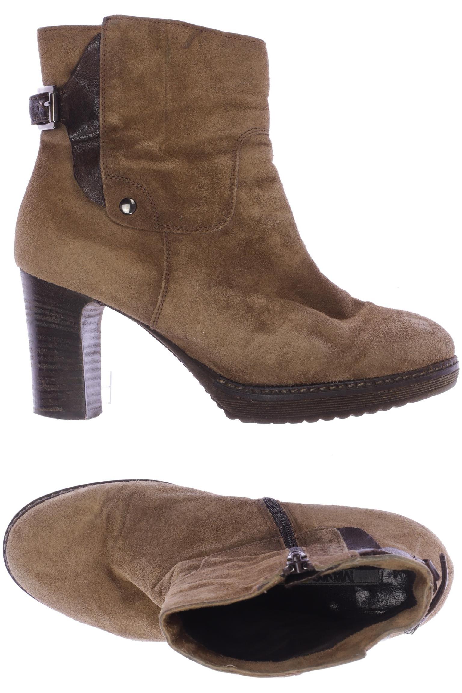 

manas Damen Stiefelette, braun, Gr. 38