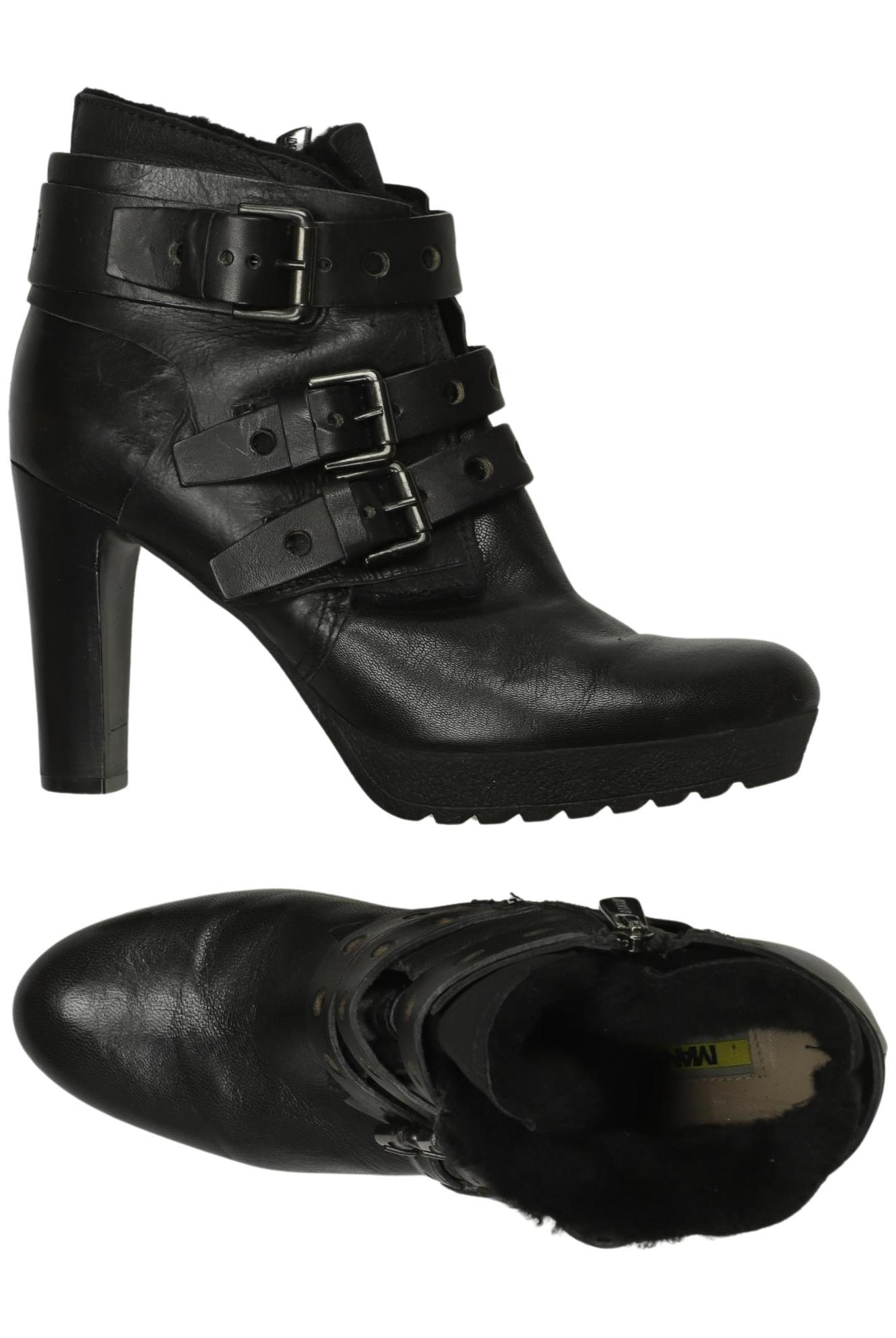 

manas Damen Stiefelette, schwarz, Gr. 40