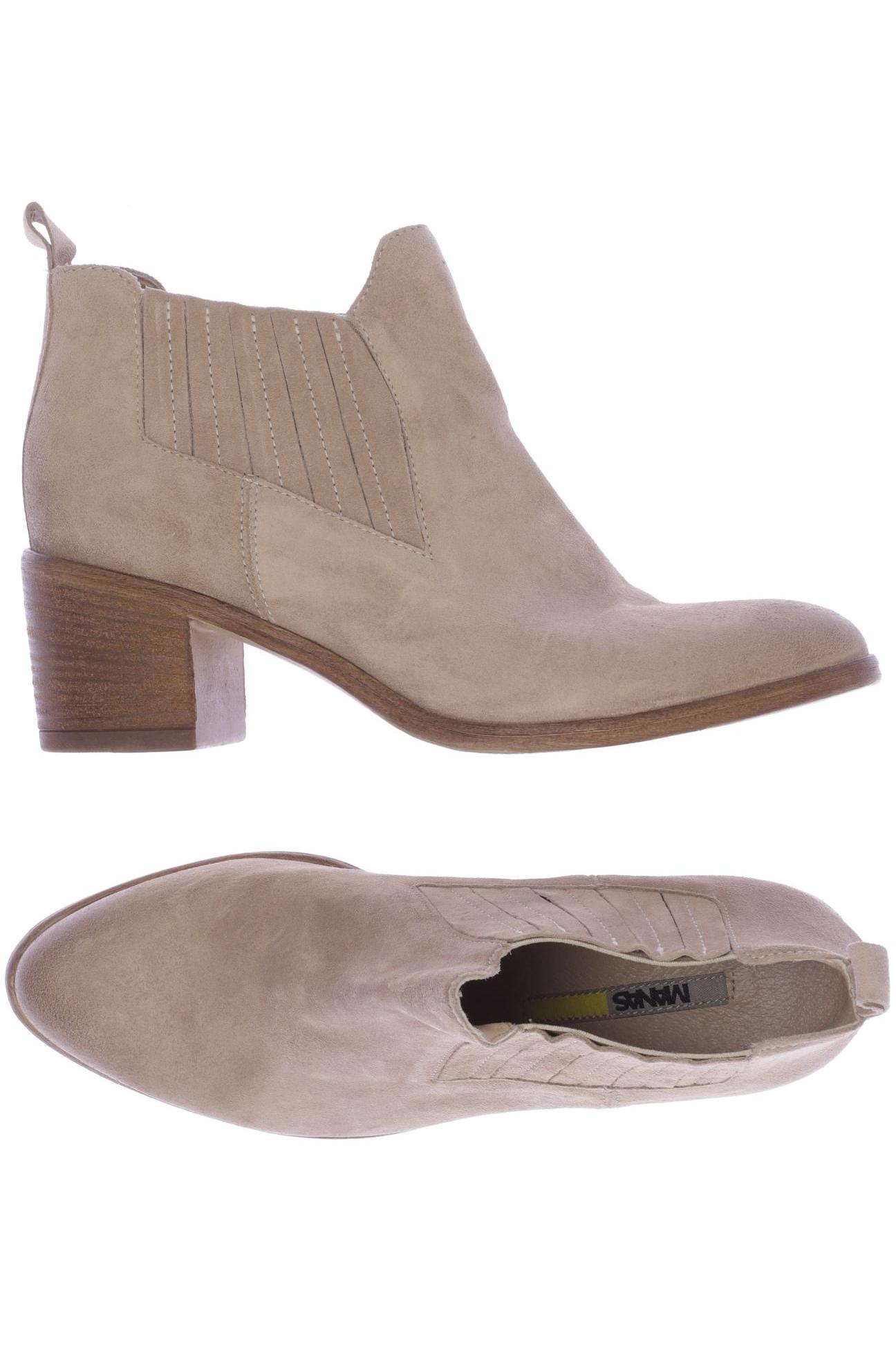 

manas Damen Stiefelette, beige, Gr. 39