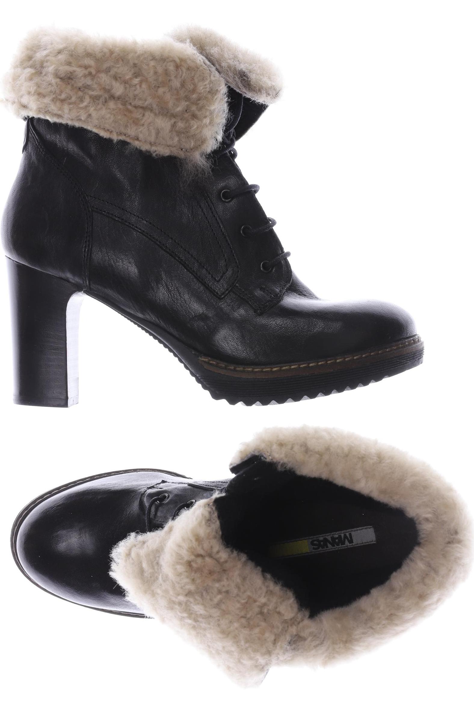 

manas Damen Stiefelette, schwarz, Gr. 37