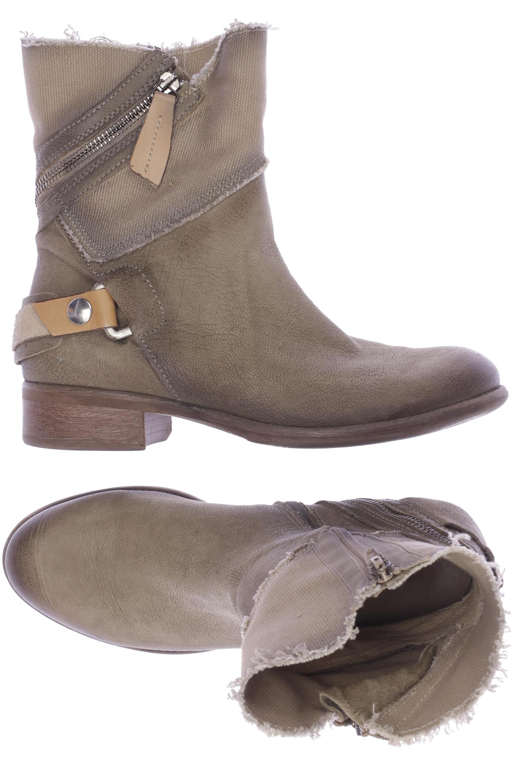 

manas Damen Stiefelette, beige, Gr. 37