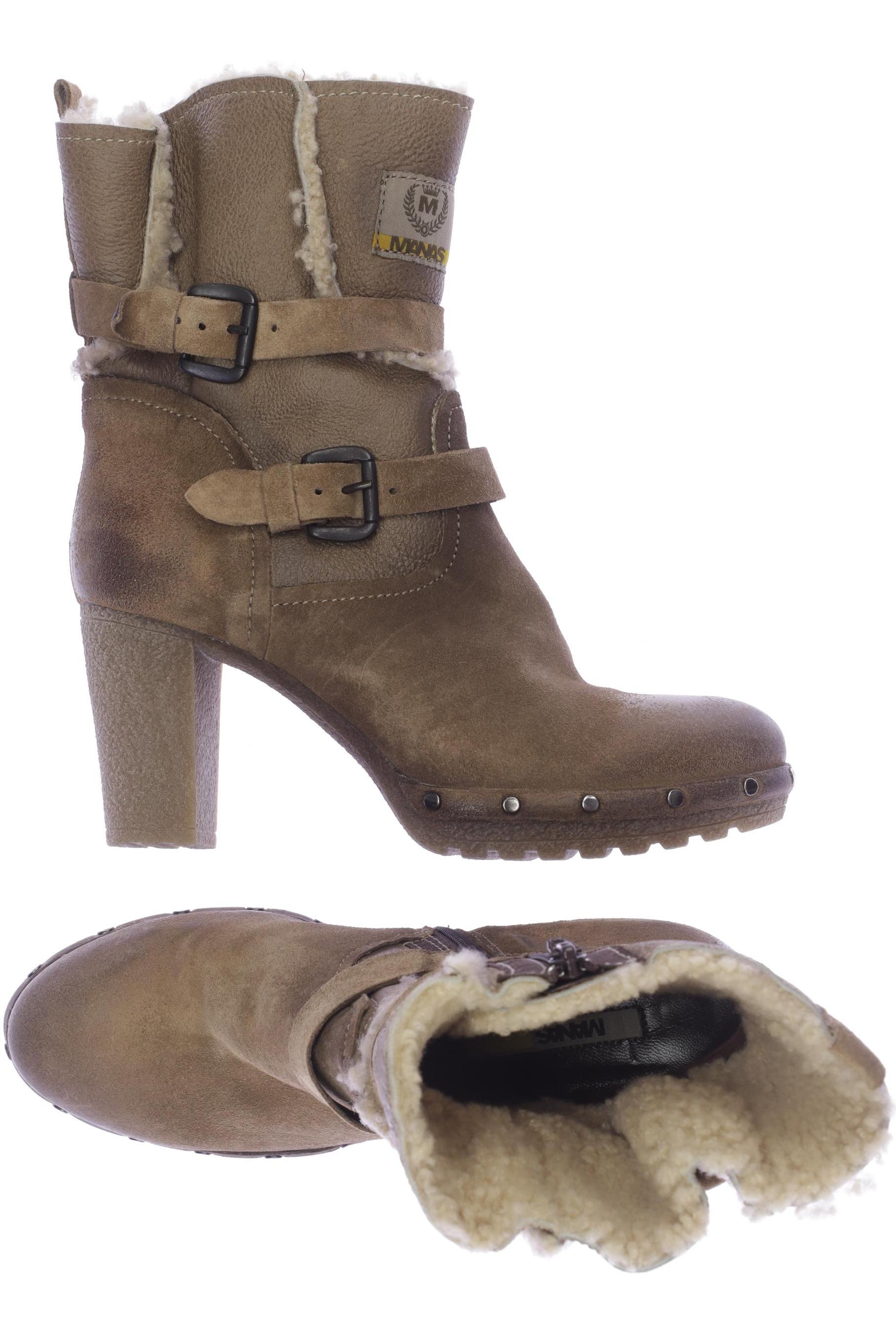 

manas Damen Stiefelette, braun, Gr. 40