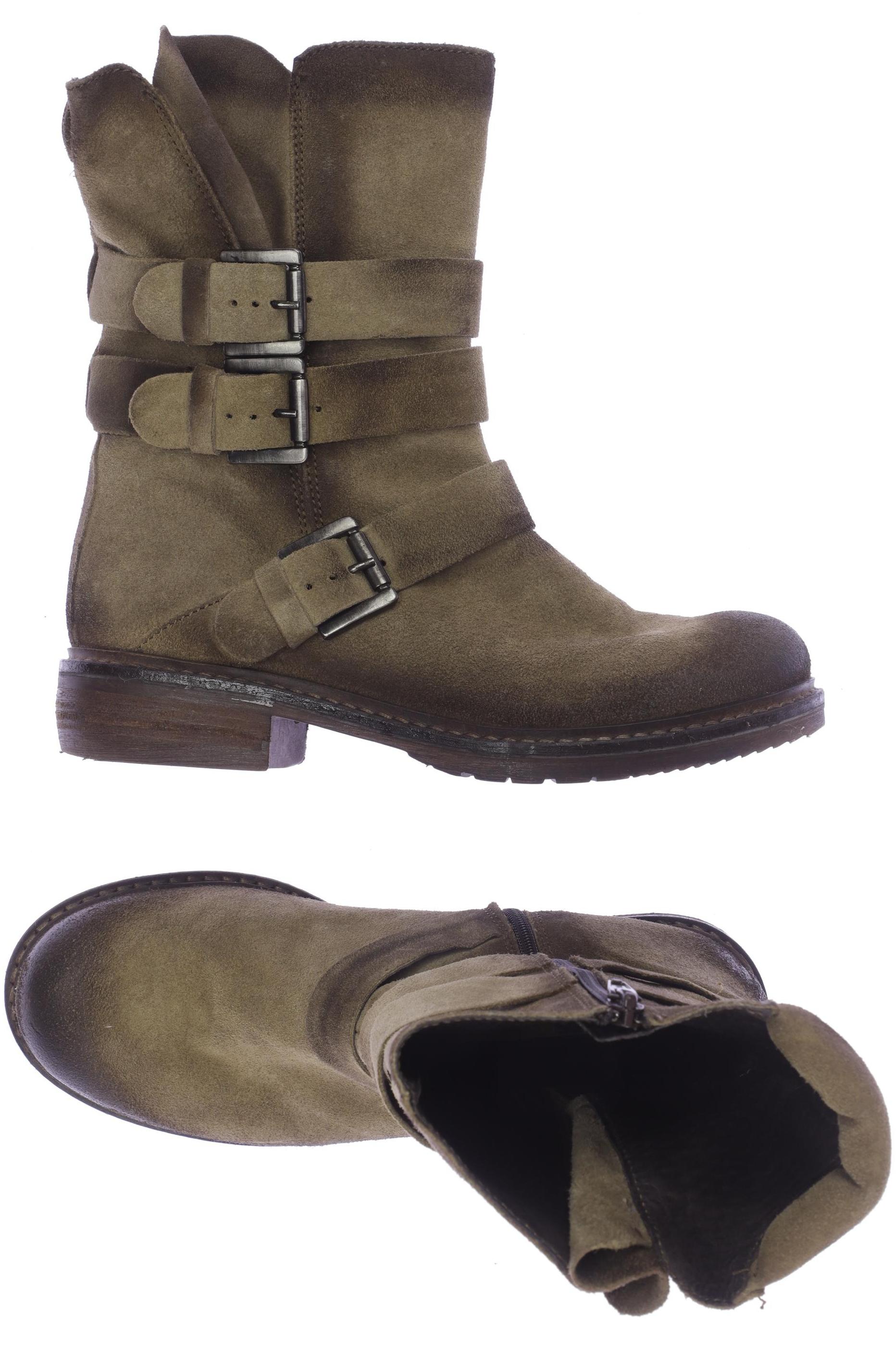

manas Damen Stiefelette, braun, Gr. 38