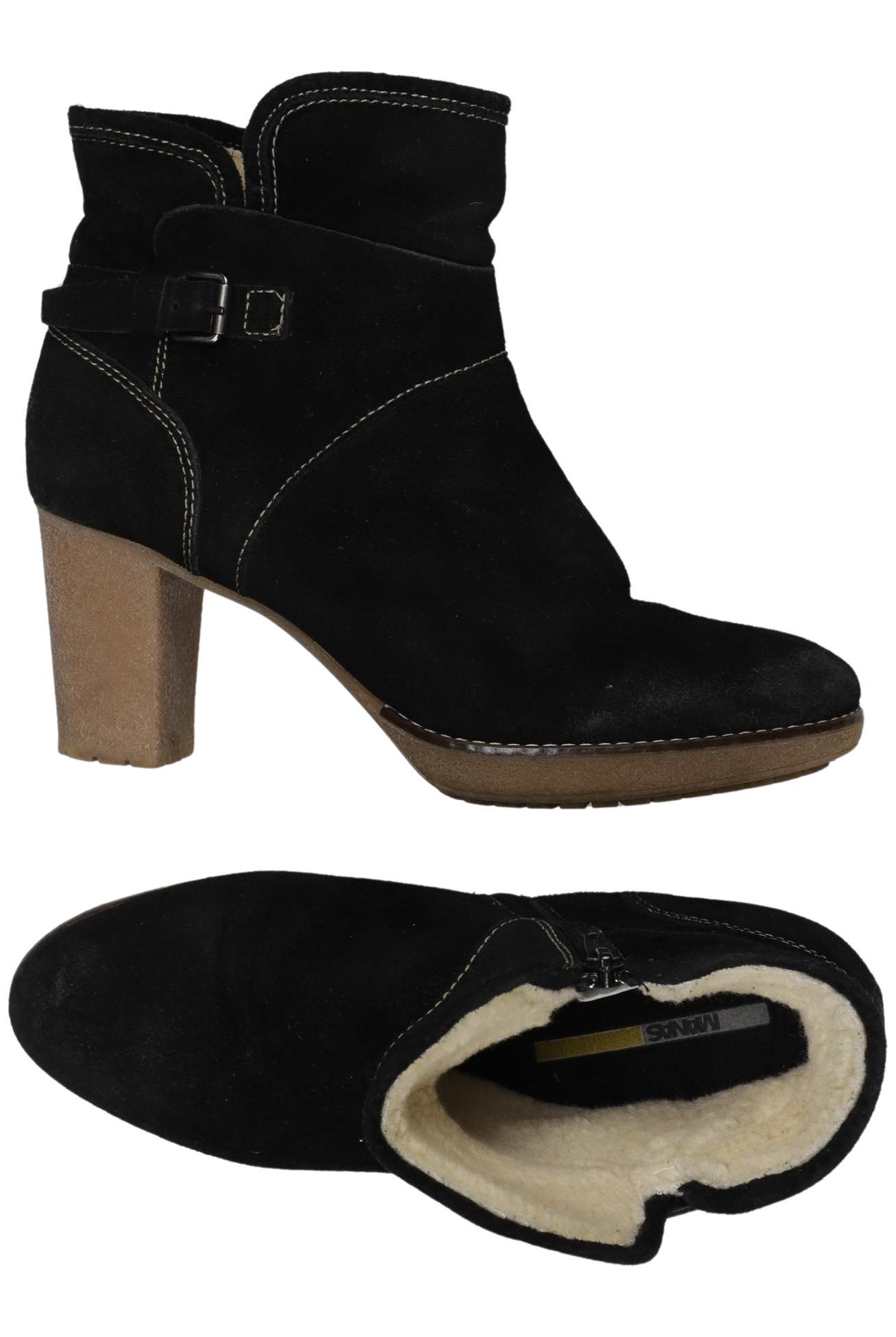 

manas Damen Stiefelette, schwarz, Gr. 40