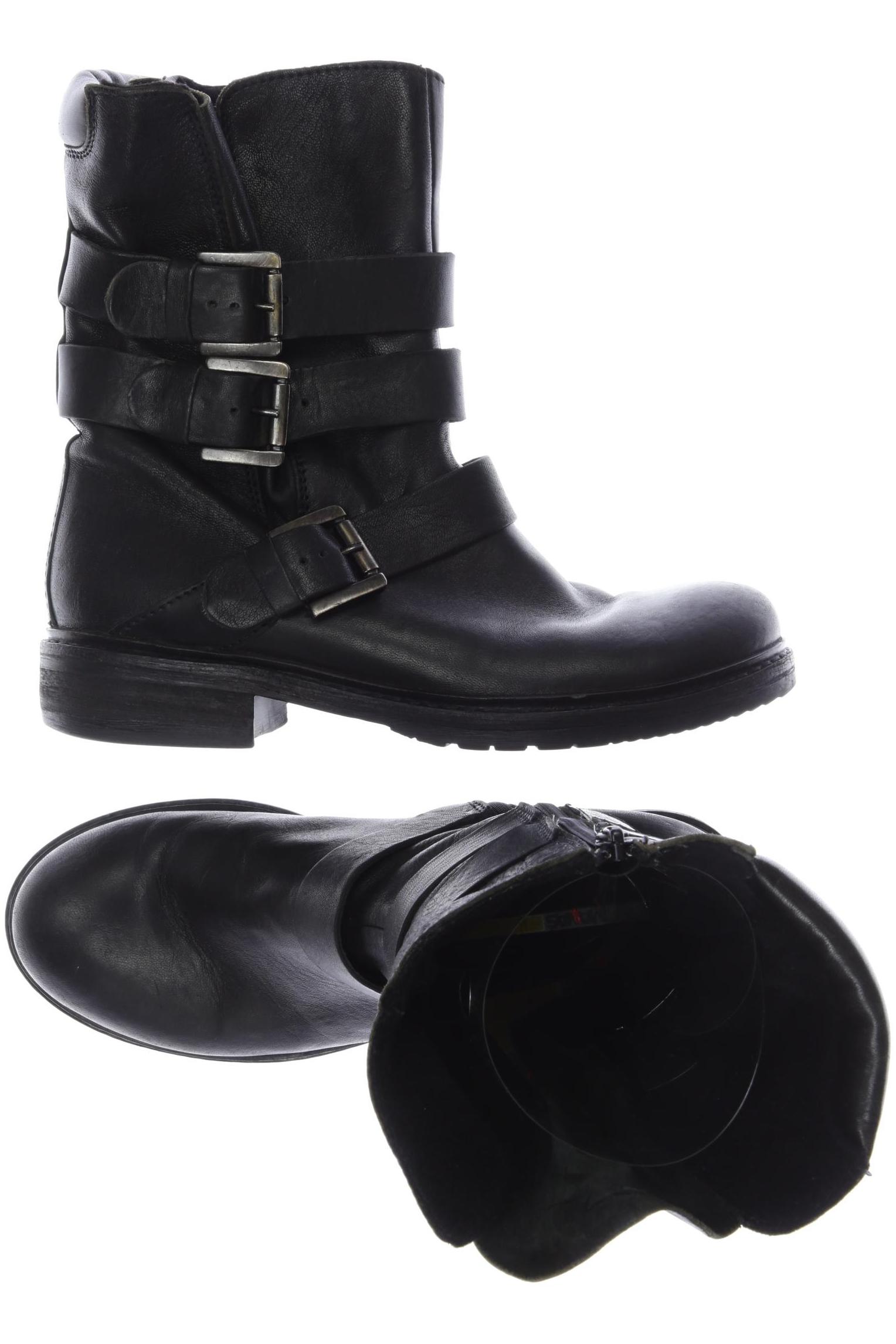 

manas Damen Stiefelette, schwarz, Gr. 38