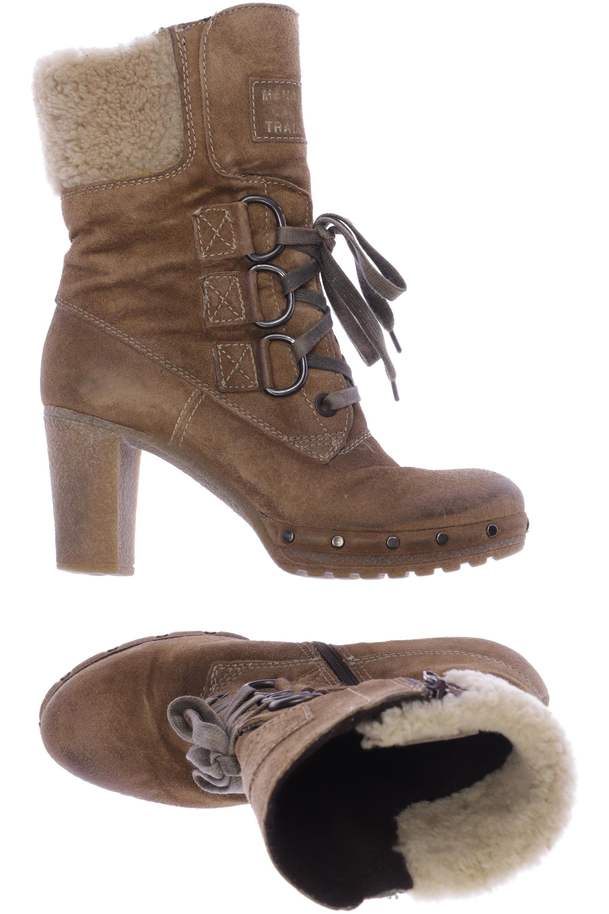 

manas Damen Stiefelette, braun, Gr. 38