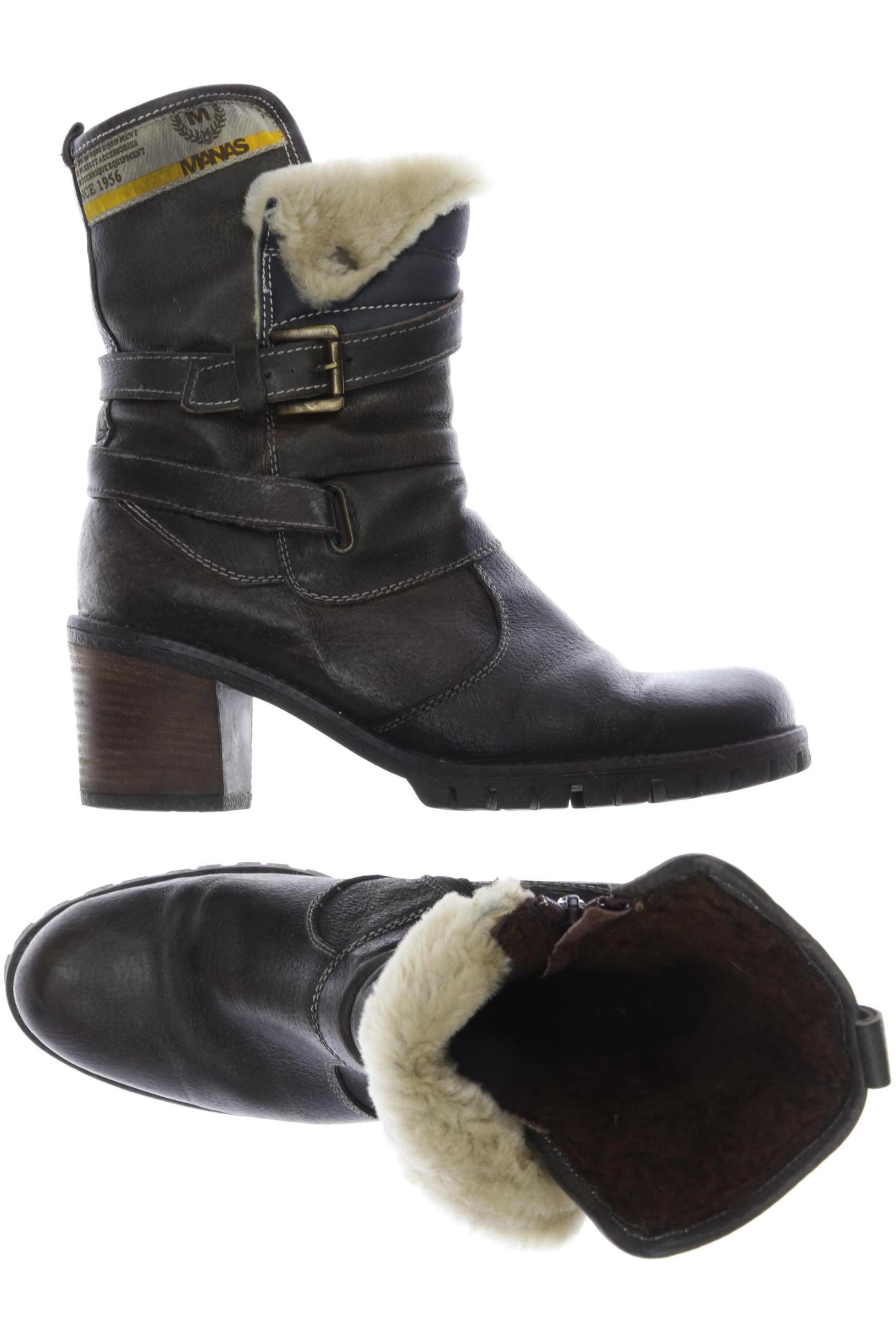 

manas Damen Stiefelette, braun, Gr. 39