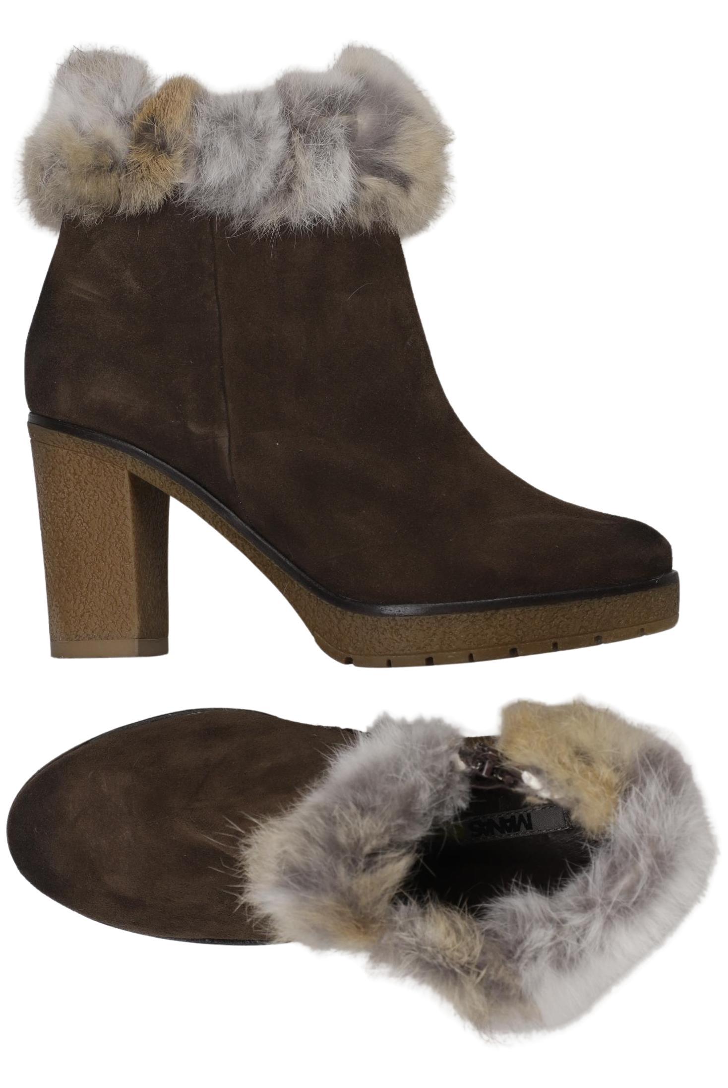 

manas Damen Stiefelette, braun, Gr. 38