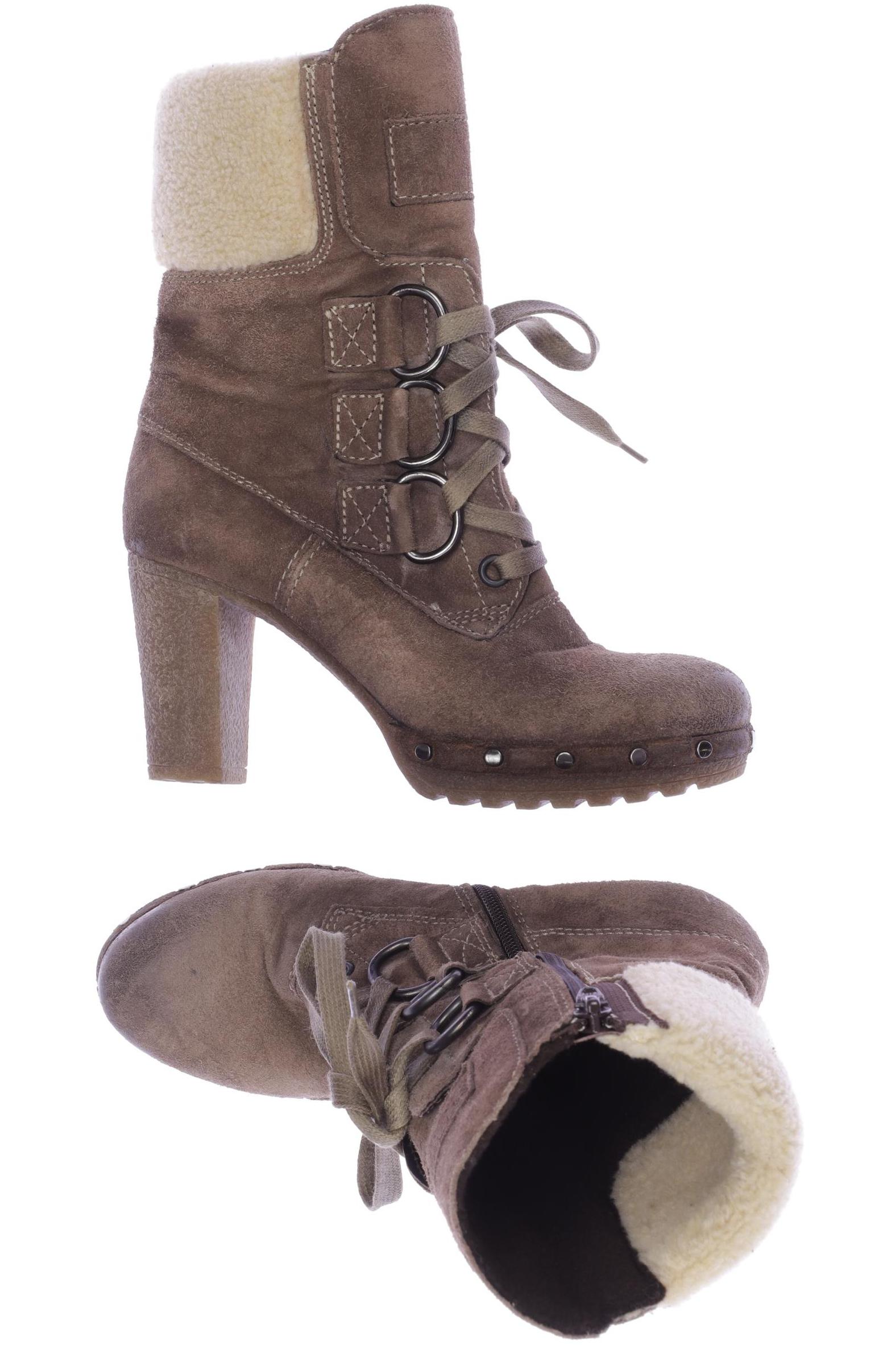 

manas Damen Stiefelette, braun, Gr. 36