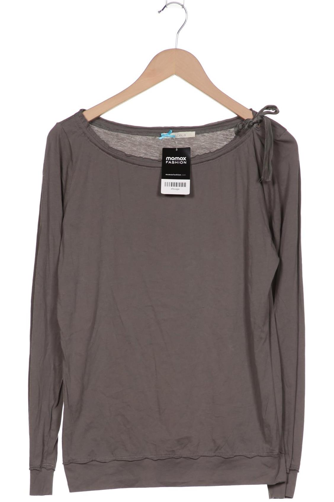 

Mandala Damen Langarmshirt, grau